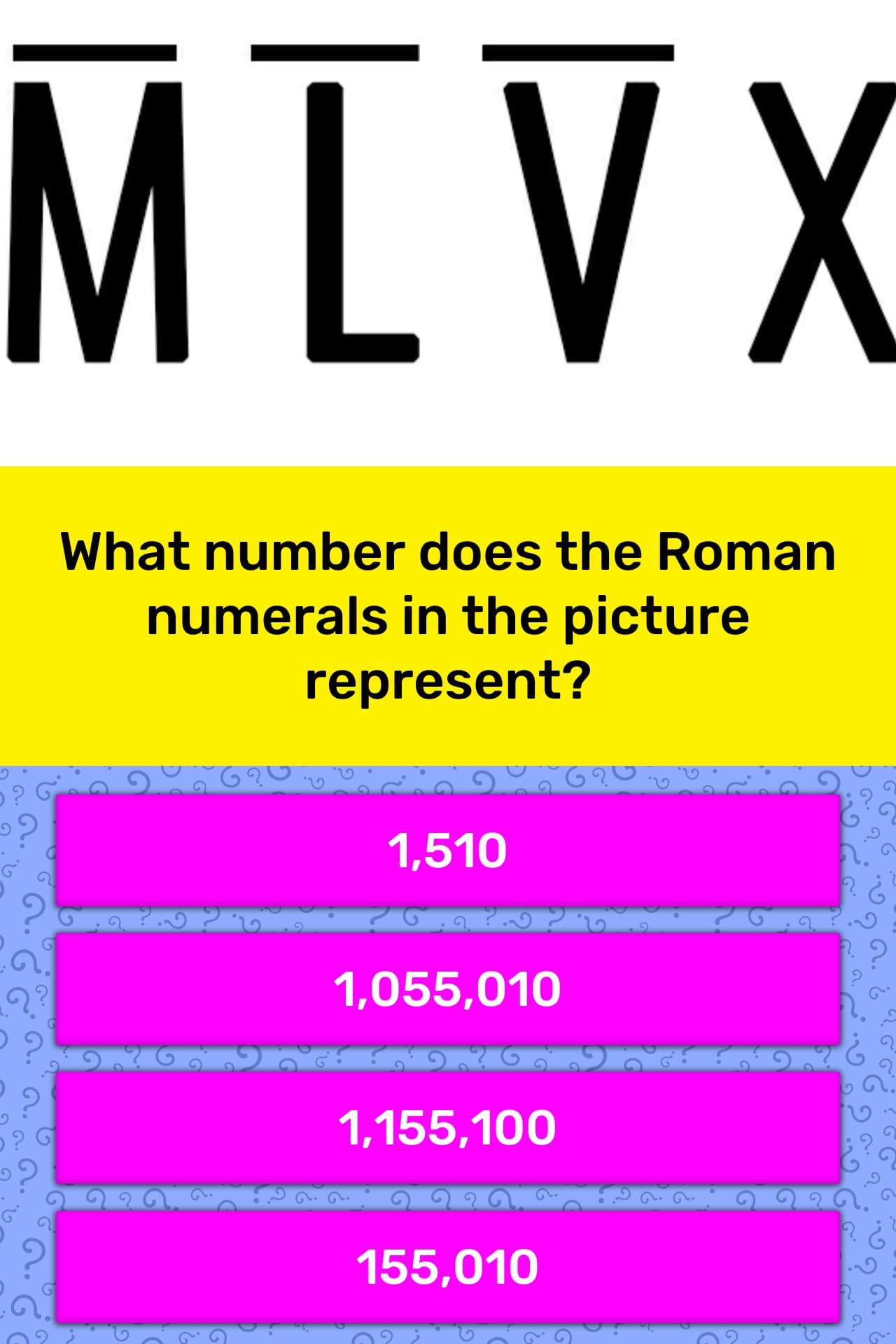 in a formal outline what should roman numerals represent