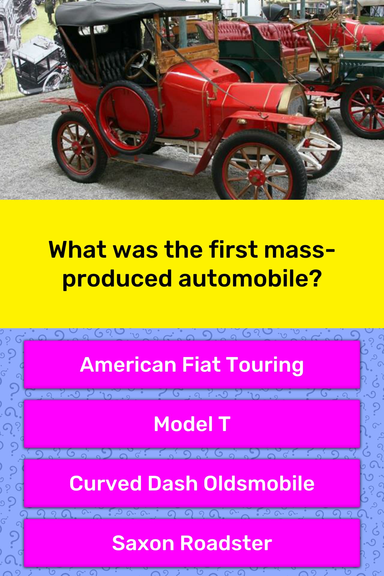 what-was-the-first-mass-produced-trivia-answers-quizzclub