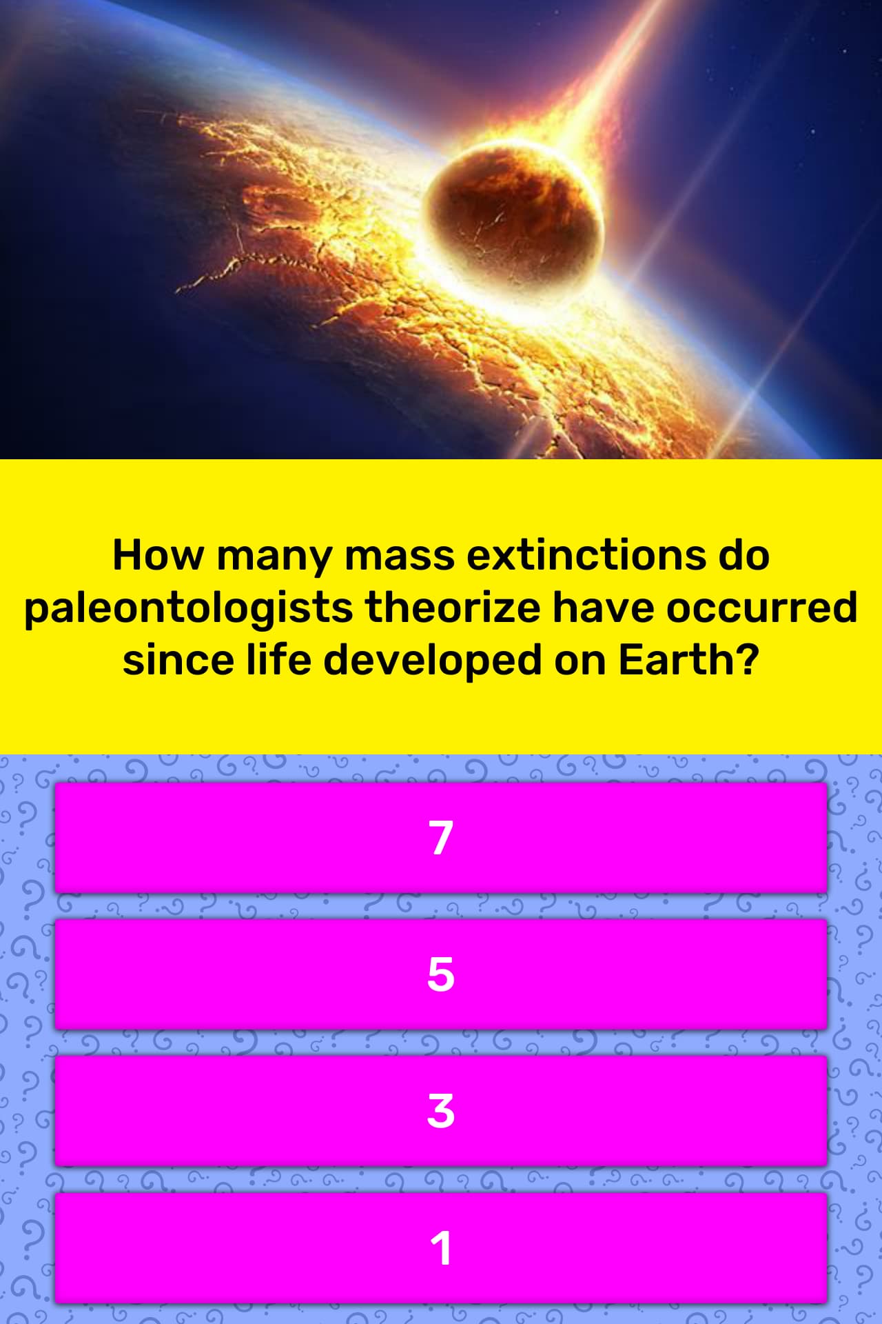 how-many-mass-extinctions-do-trivia-answers-quizzclub