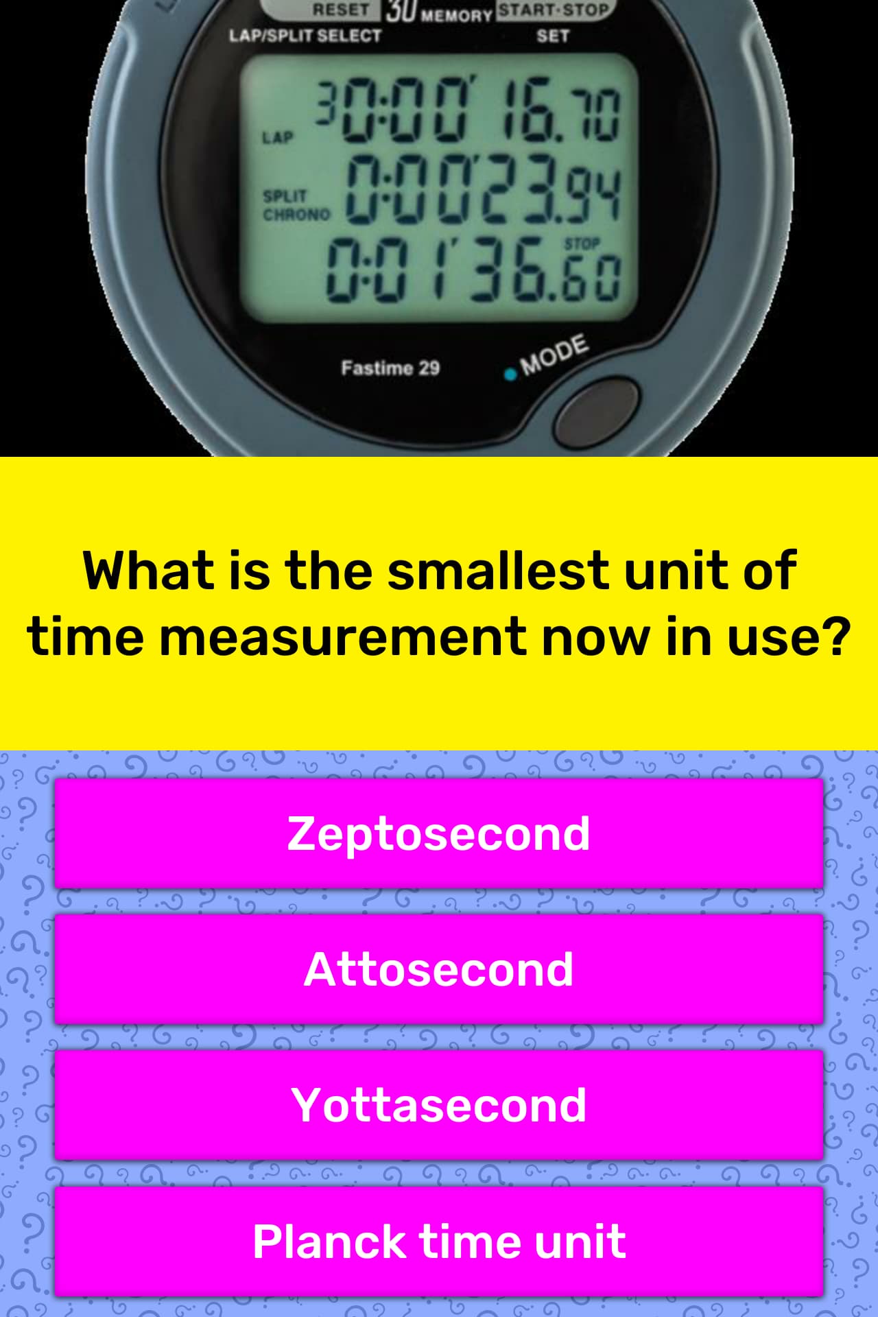 what-is-the-smallest-unit-of-time-trivia-answers-quizzclub