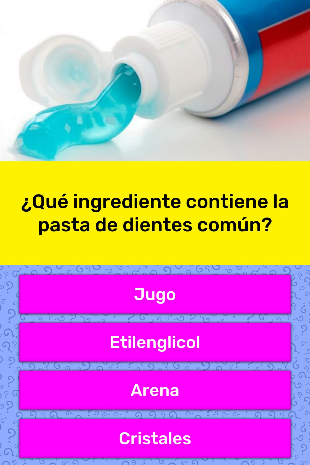  Qu Ingrediente Contiene La Pasta La Respuesta De Trivia