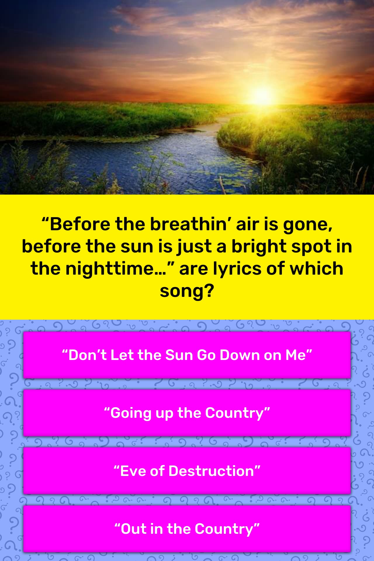 Before The Breathin Air Is Gone Trivia Answers Quizzclub