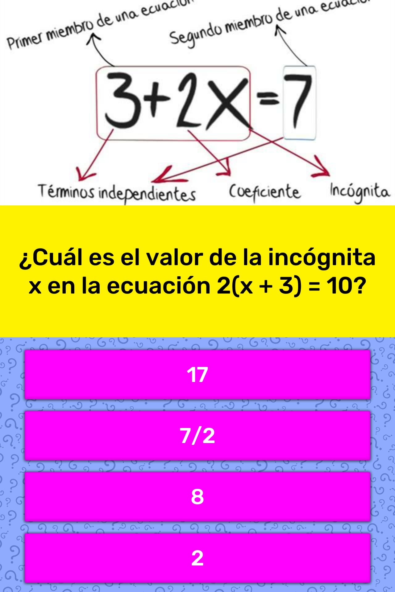  Cu l Es El Valor De La Inc gnita X Las Preguntas Trivia
