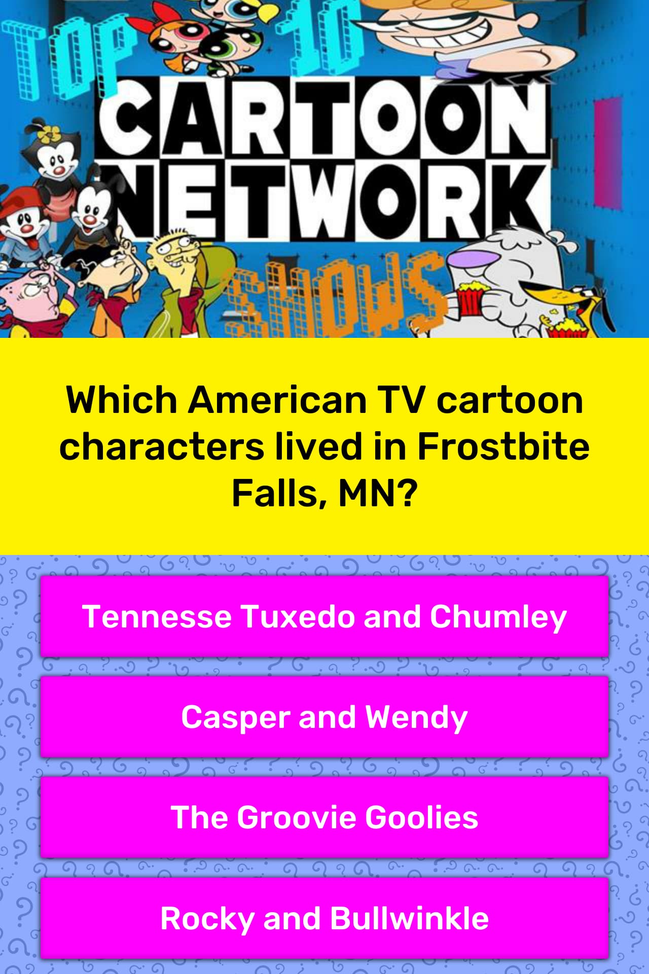 Images Of Cartoon Network Trivia Questions And Answers