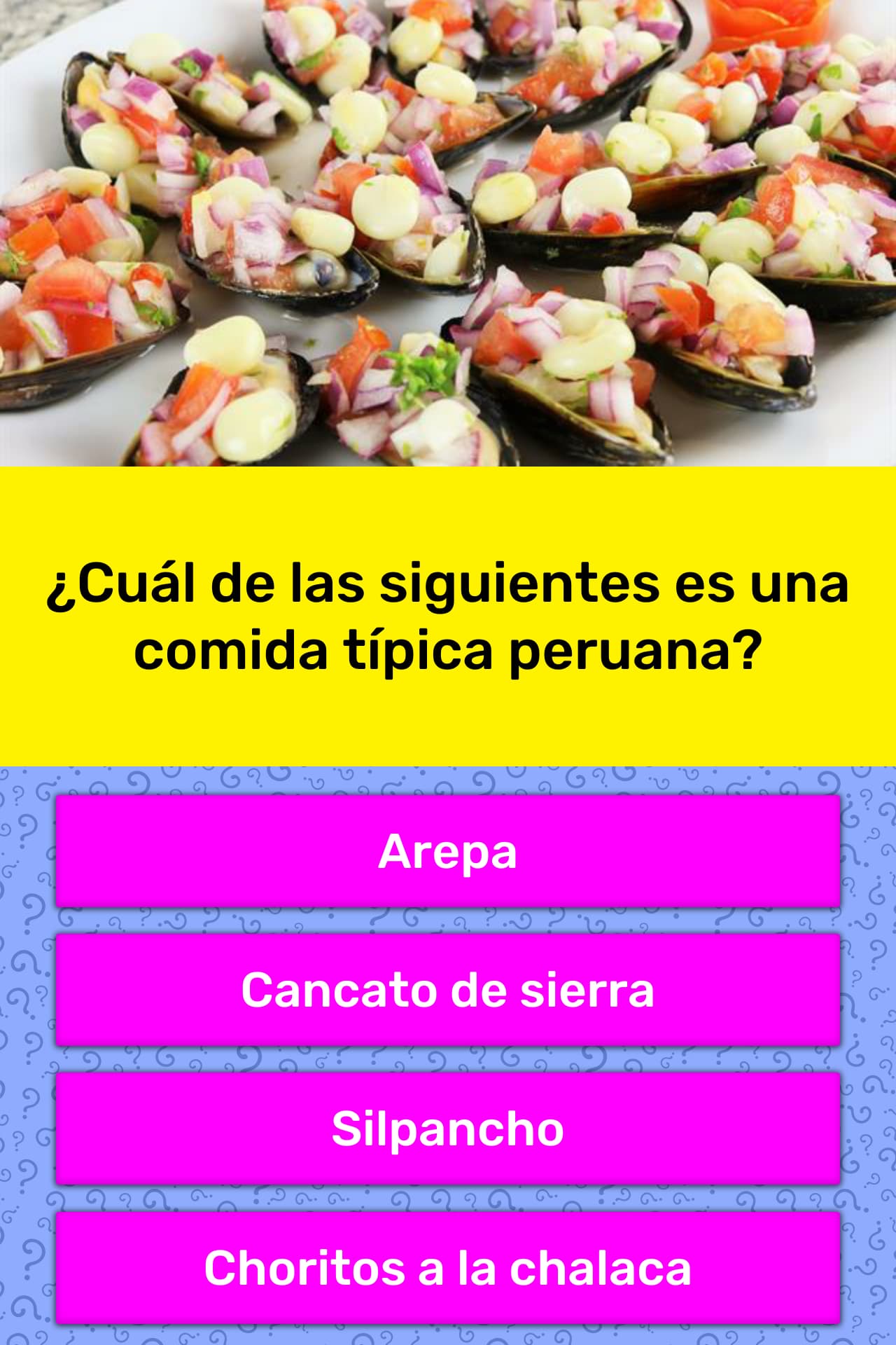 Cual De Las Siguientes Es Una La Respuesta De Trivia Quizzclub