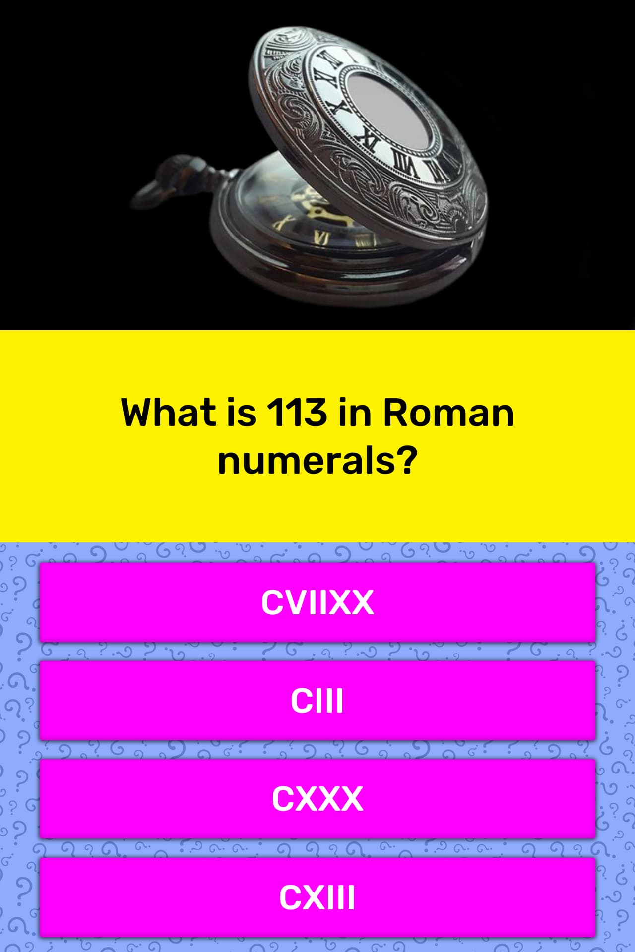 what-is-113-in-roman-numerals-trivia-answers-quizzclub