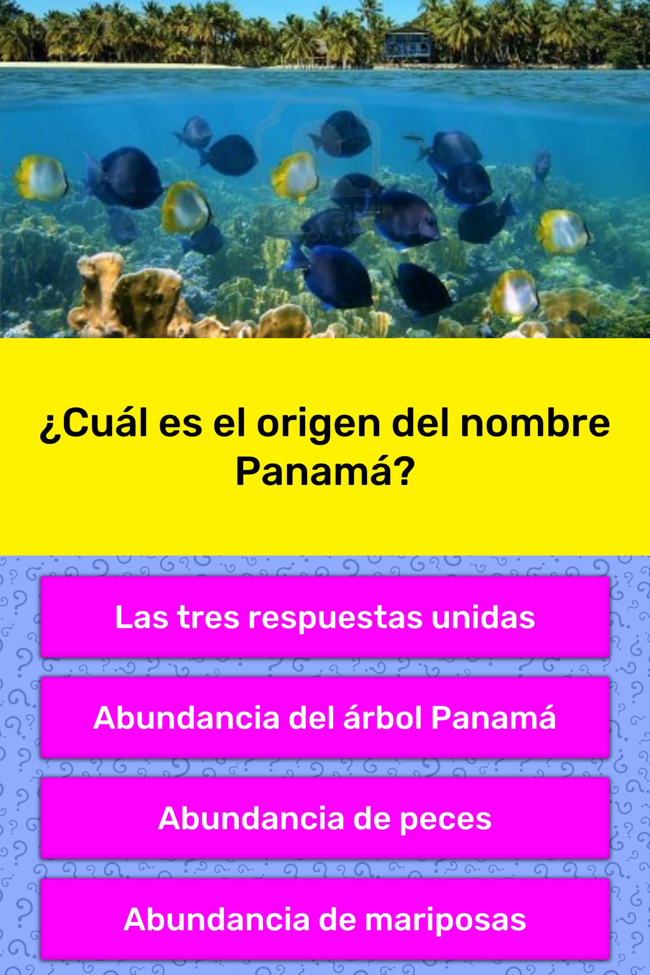 ¿Cuál es el origen del nombre Panamá?  La respuesta de 