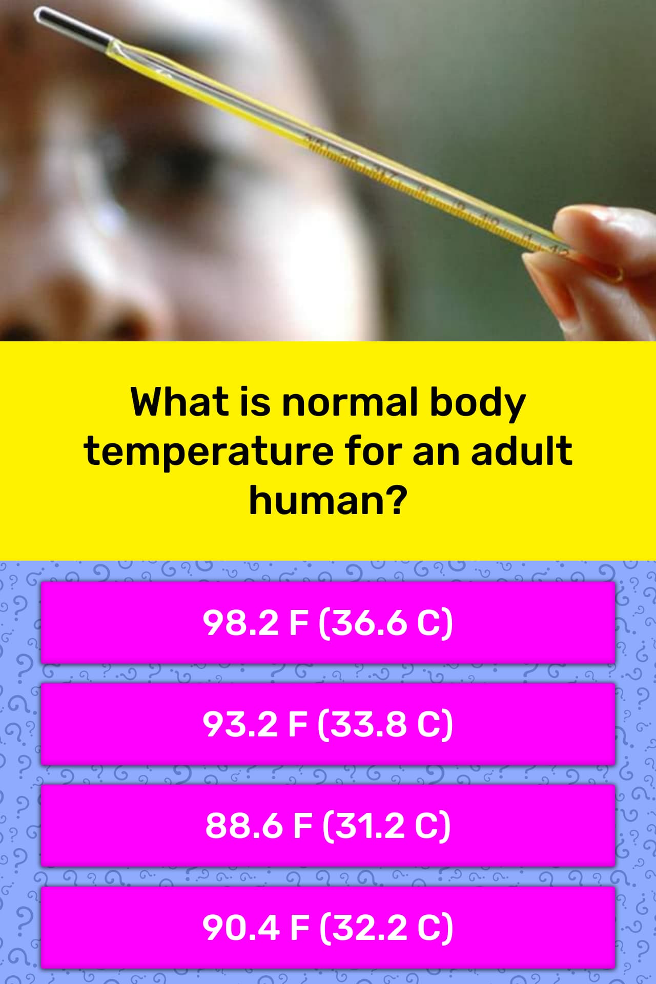 What Is Normal Body Temperature For An Adult Human 