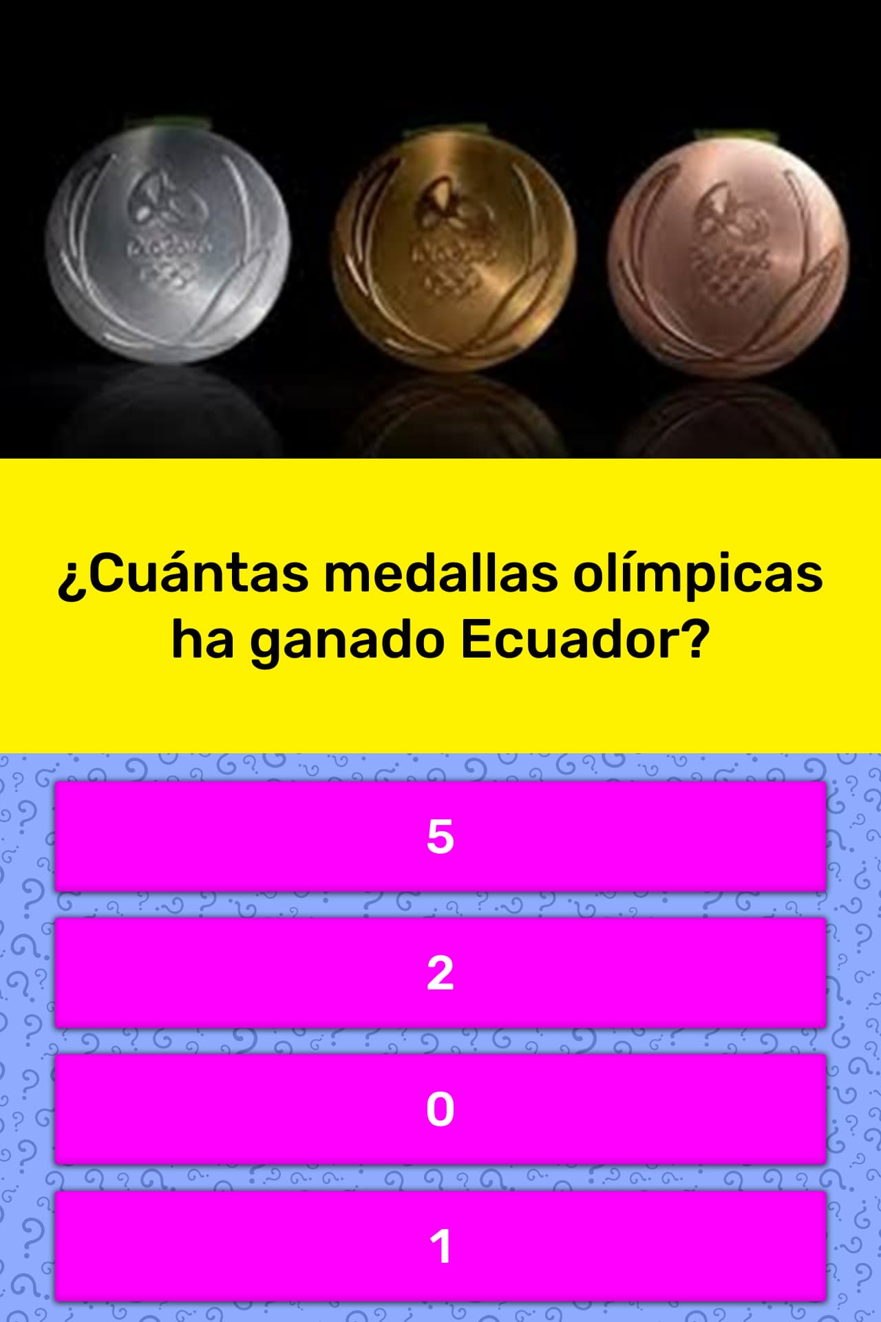 ¿Cuántas medallas olímpicas ha... | La respuesta de Trivia ...