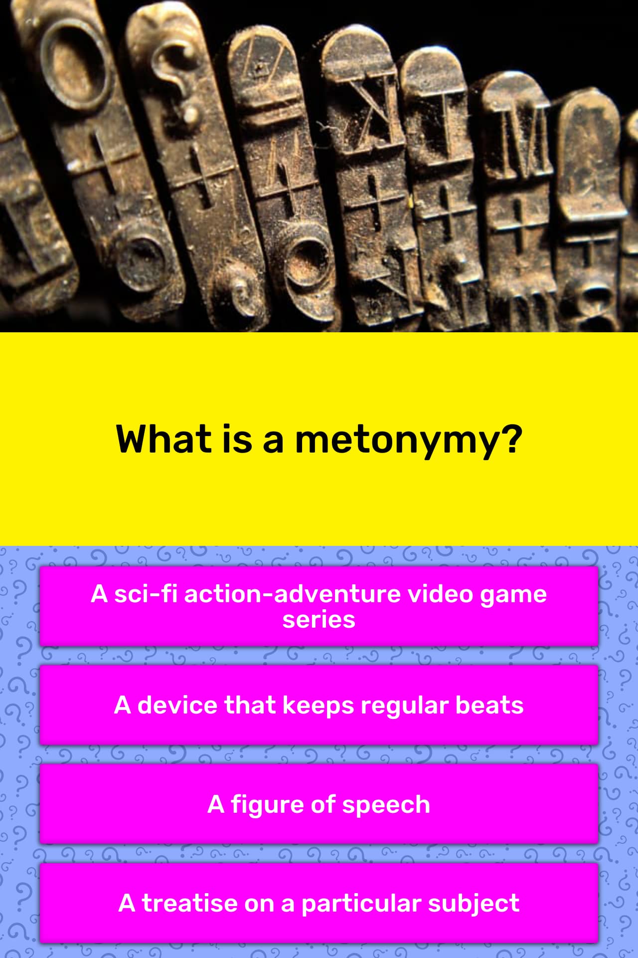 what-is-a-metonymy-trivia-answers-quizzclub