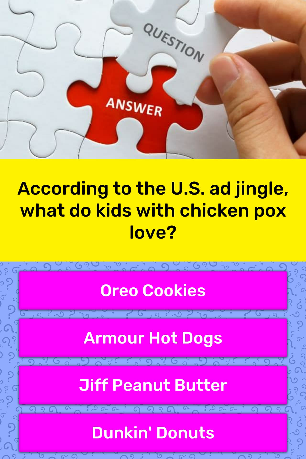 According to the U.S. ad jingle,... | Trivia Answers ...
