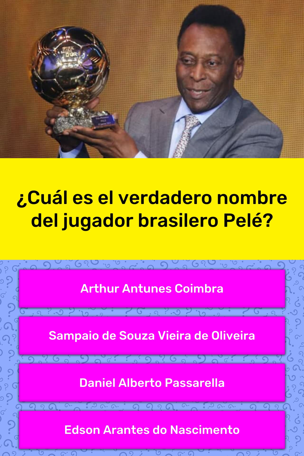 ¿Cuál es el verdadero nombre del...