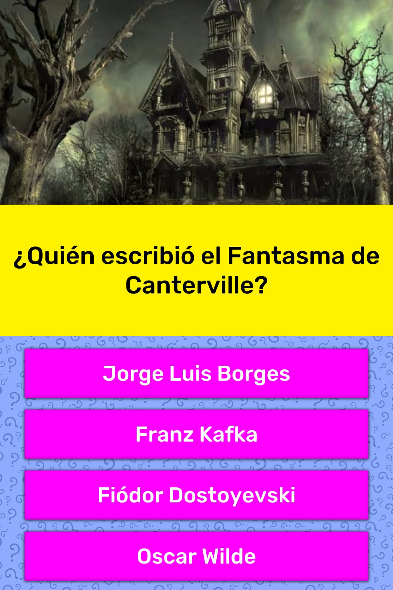 Quien Escribio El Fantasma De La Respuesta De Trivia Quizzclub