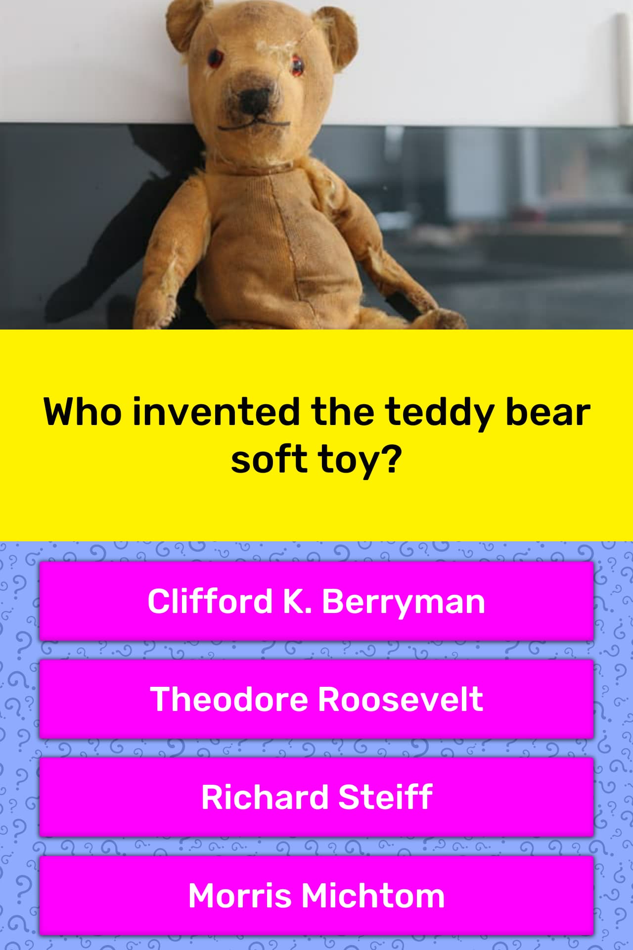 michtom teddy bear