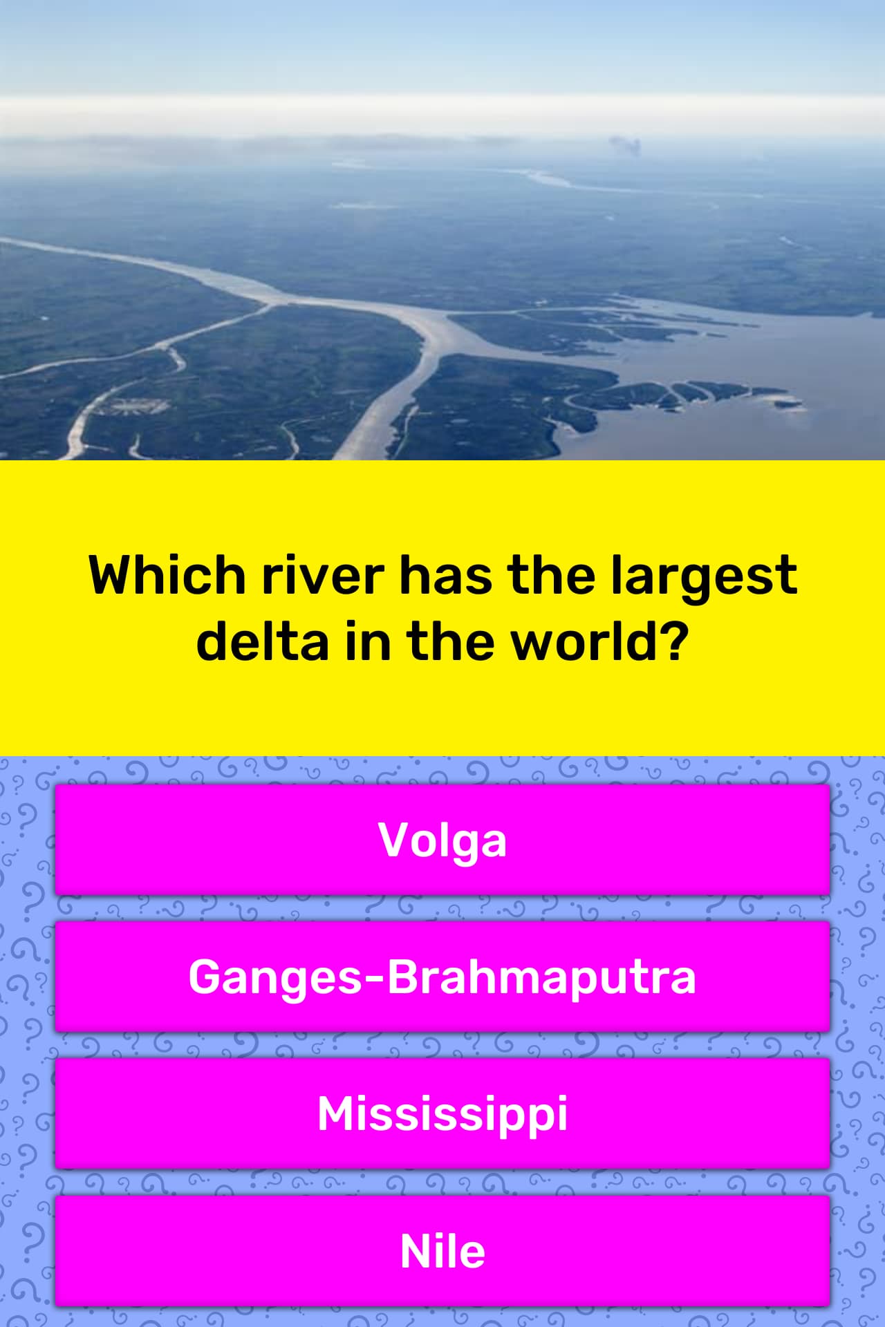 which-river-has-the-largest-delta-in-trivia-answers-quizzclub