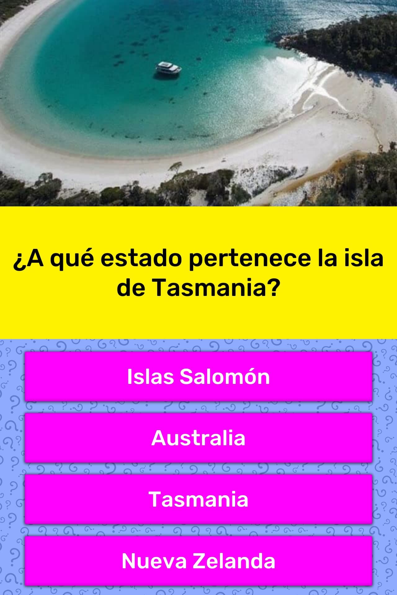 A Que Pais Pertenece La Isla De Tasmania