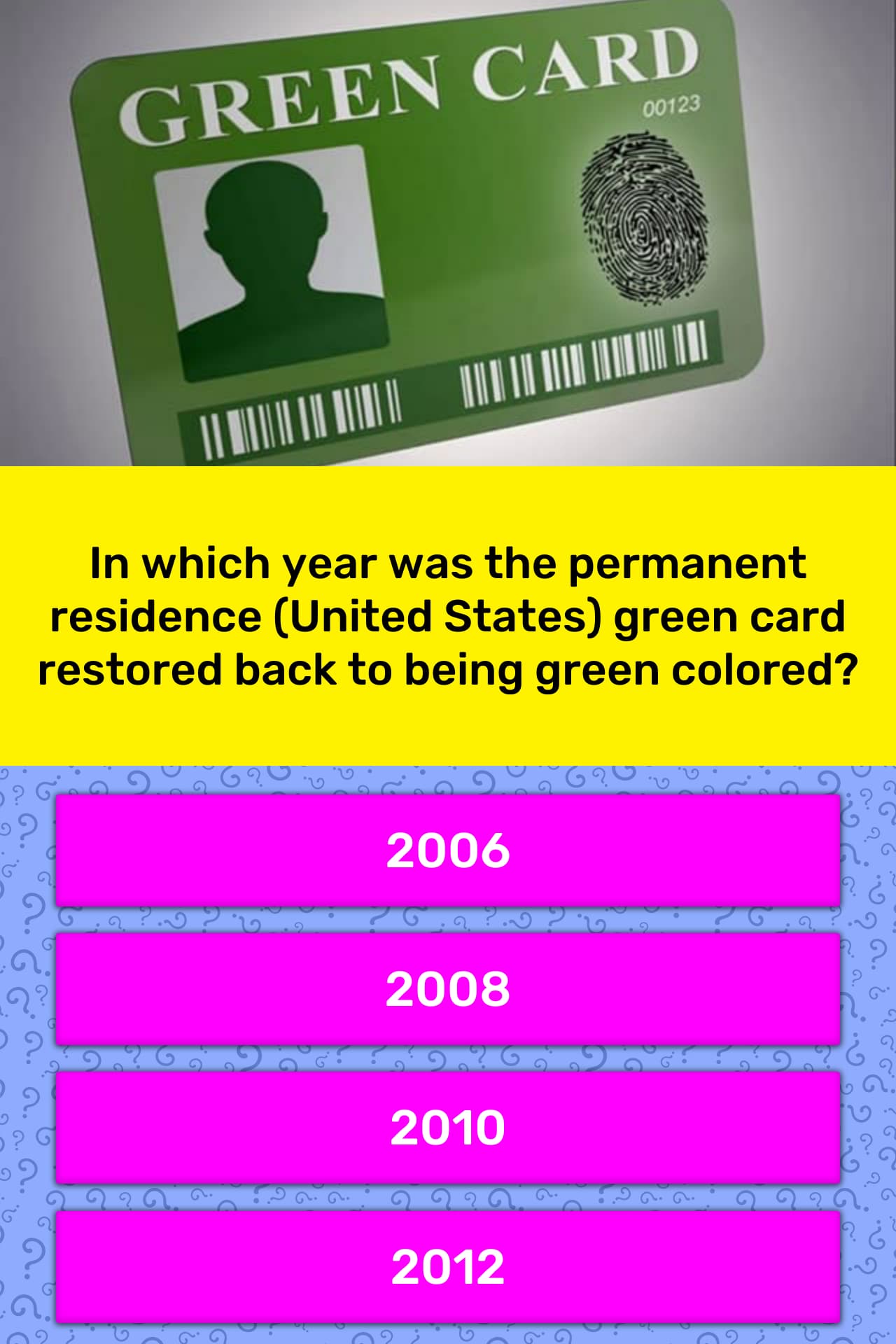 In Which Year Was The Permanent Trivia Answers QuizzClub