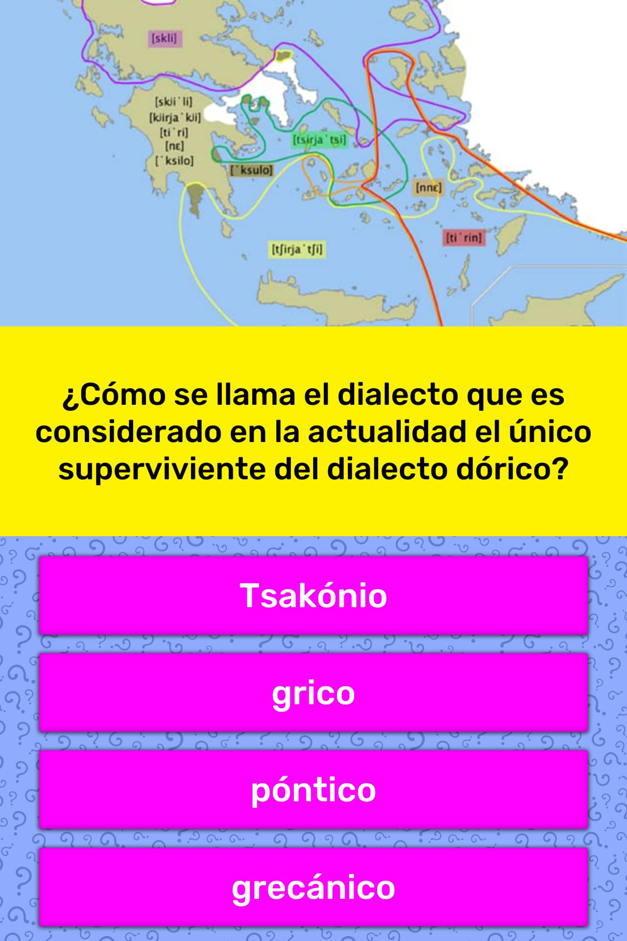 ¿Cómo se llama el dialecto que es... | La respuesta de ...