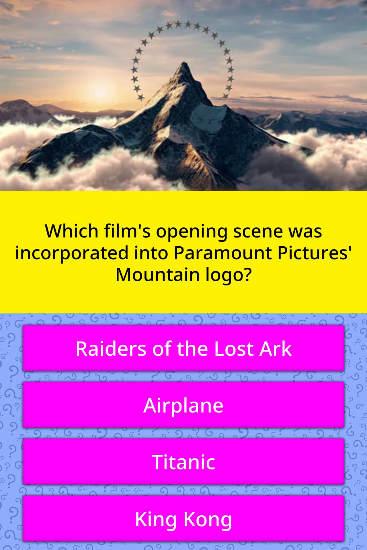 logo quiz answer for paramount pictures mountain logo
