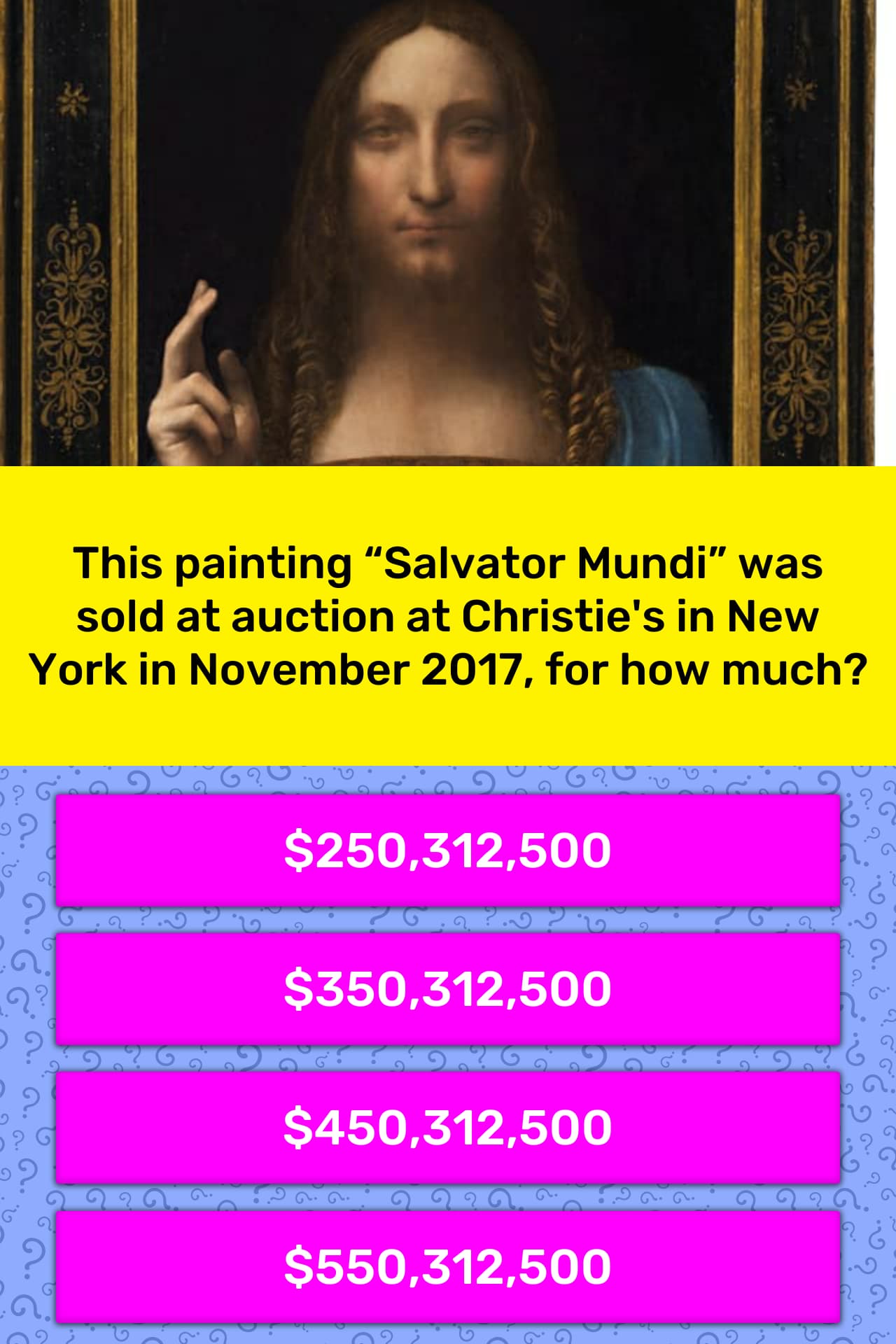 long lost masterpiece sold christ