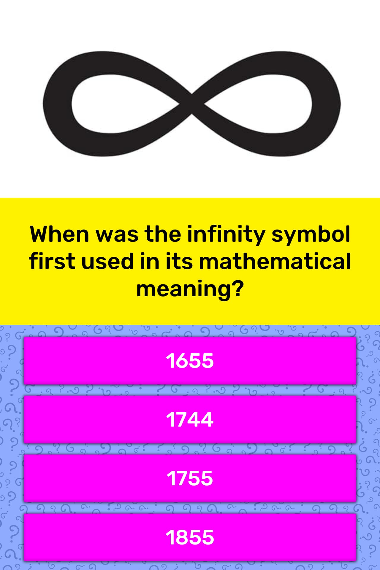 when-was-the-infinity-symbol-first-trivia-questions-quizzclub