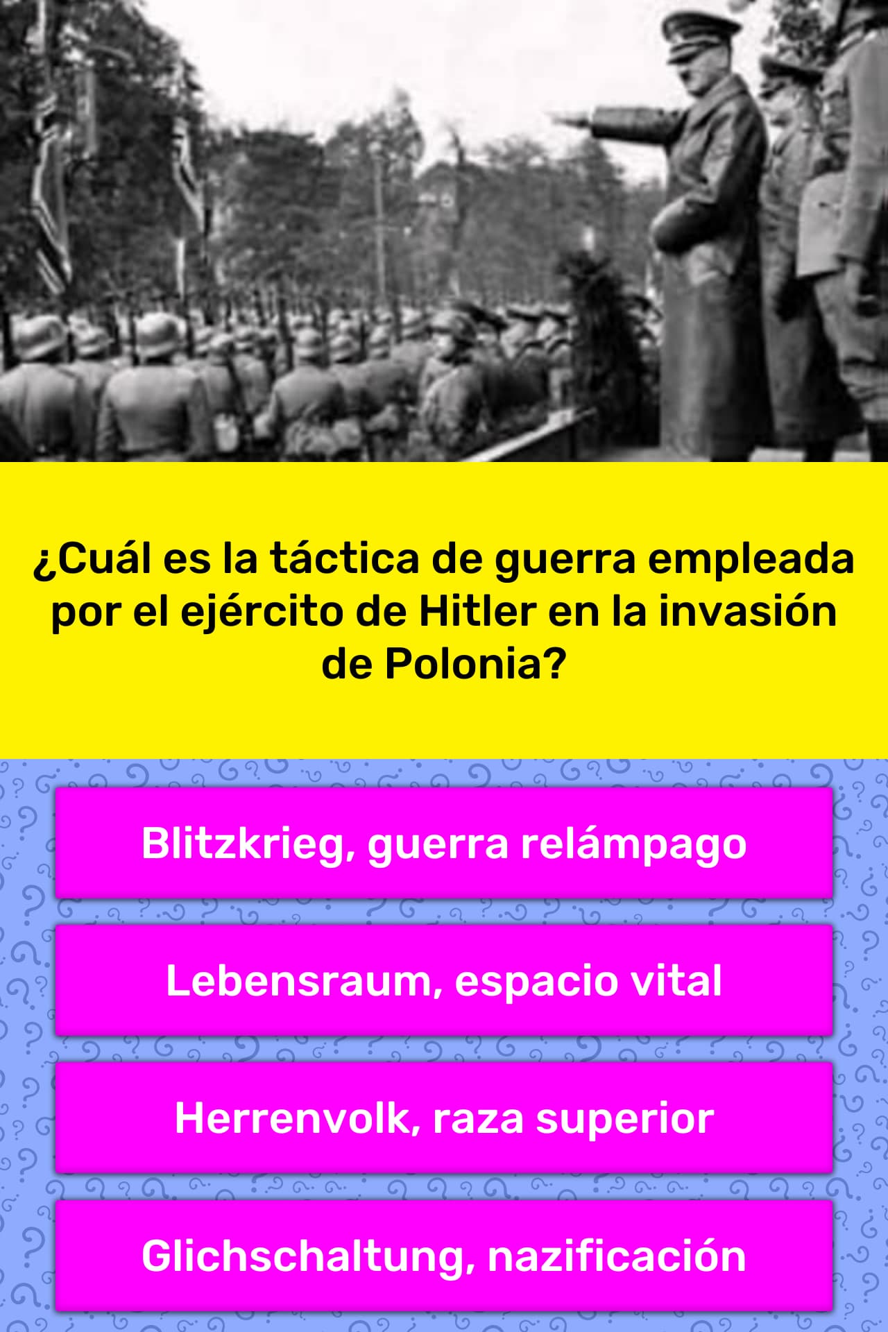 Cual Es La Tactica De Guerra La Respuesta De Trivia Quizzclub