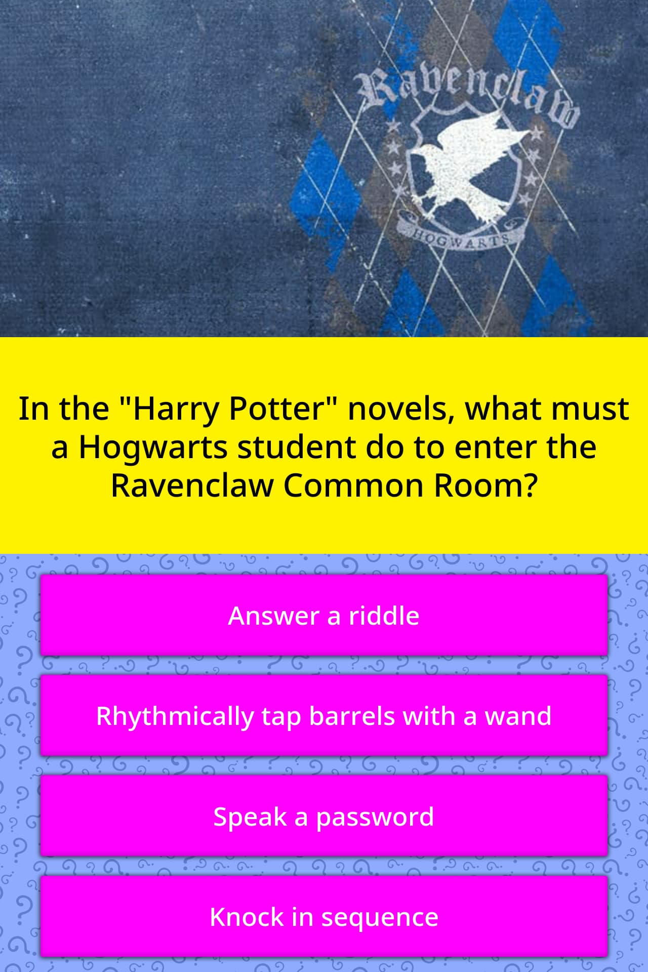 In The Harry Potter Novels What Trivia Questions