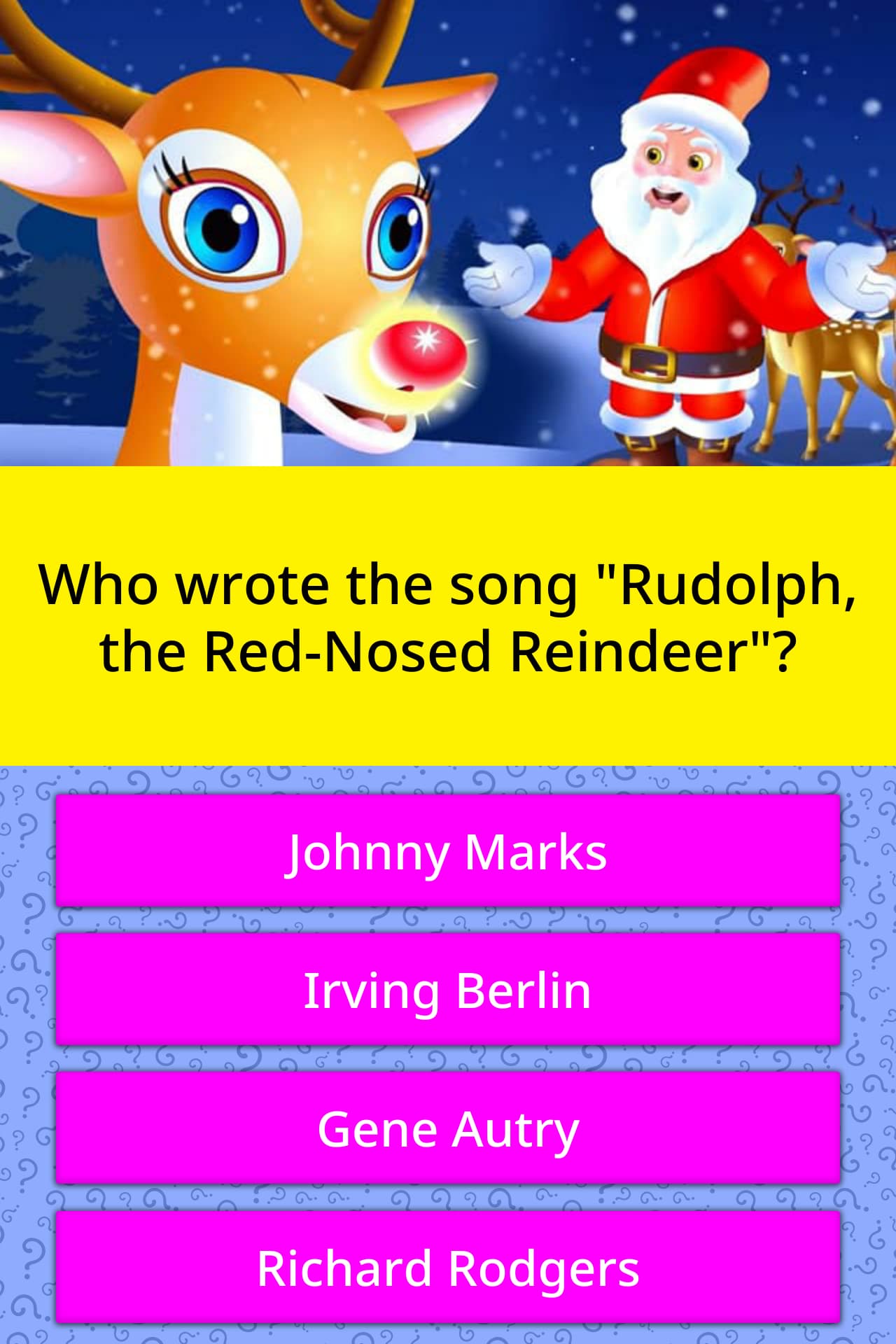 Who Wrote The Song Rudolph The Trivia Answers Quizzclub