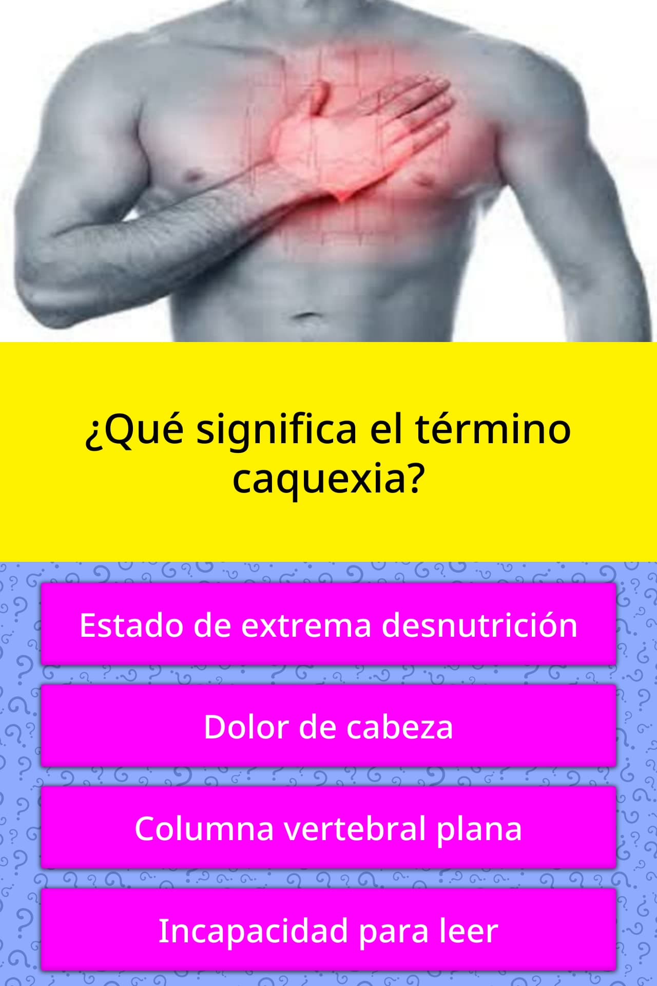 Caquexia peso perdida de