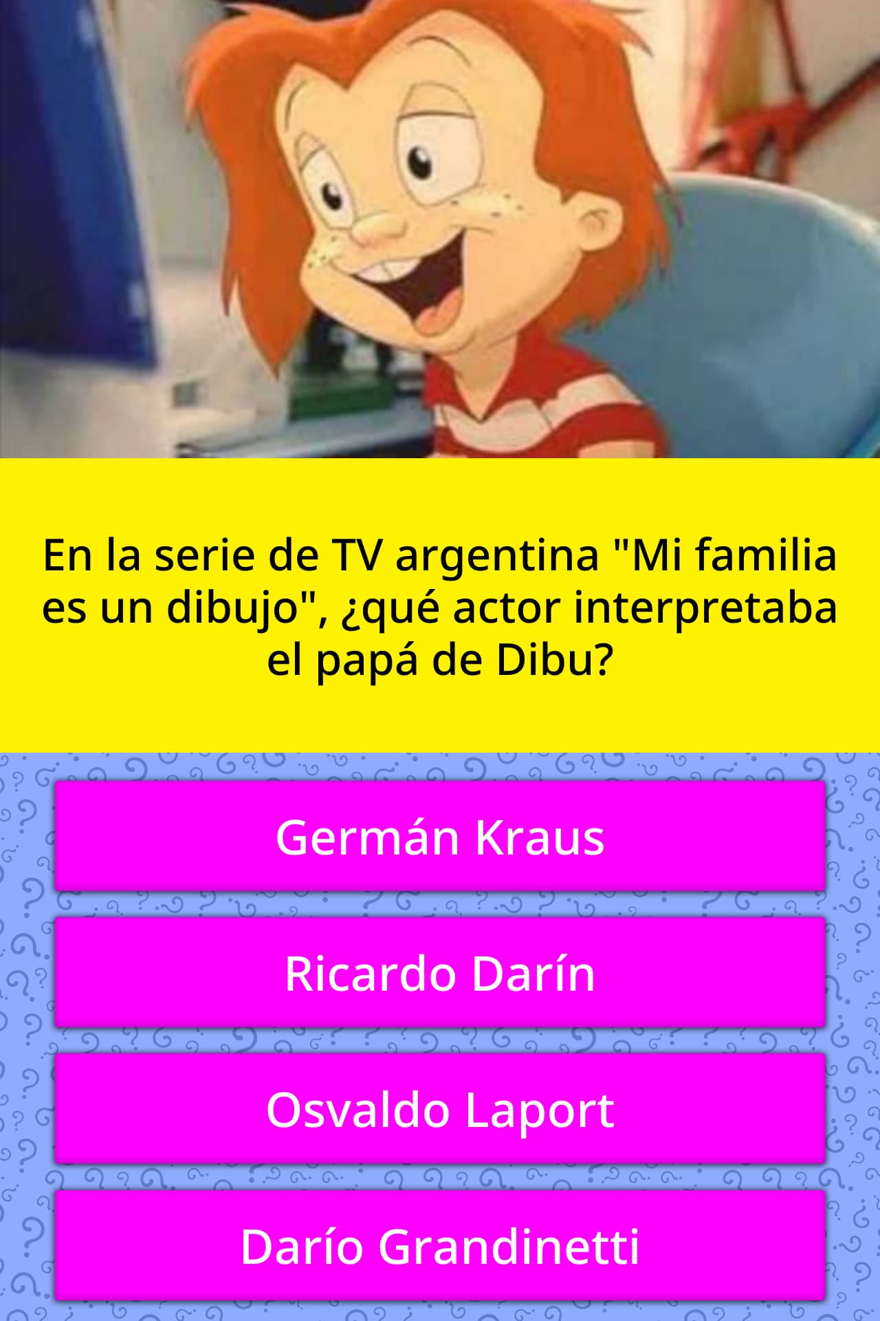 En La Serie De Tv Argentina Mi La Respuesta De Trivia