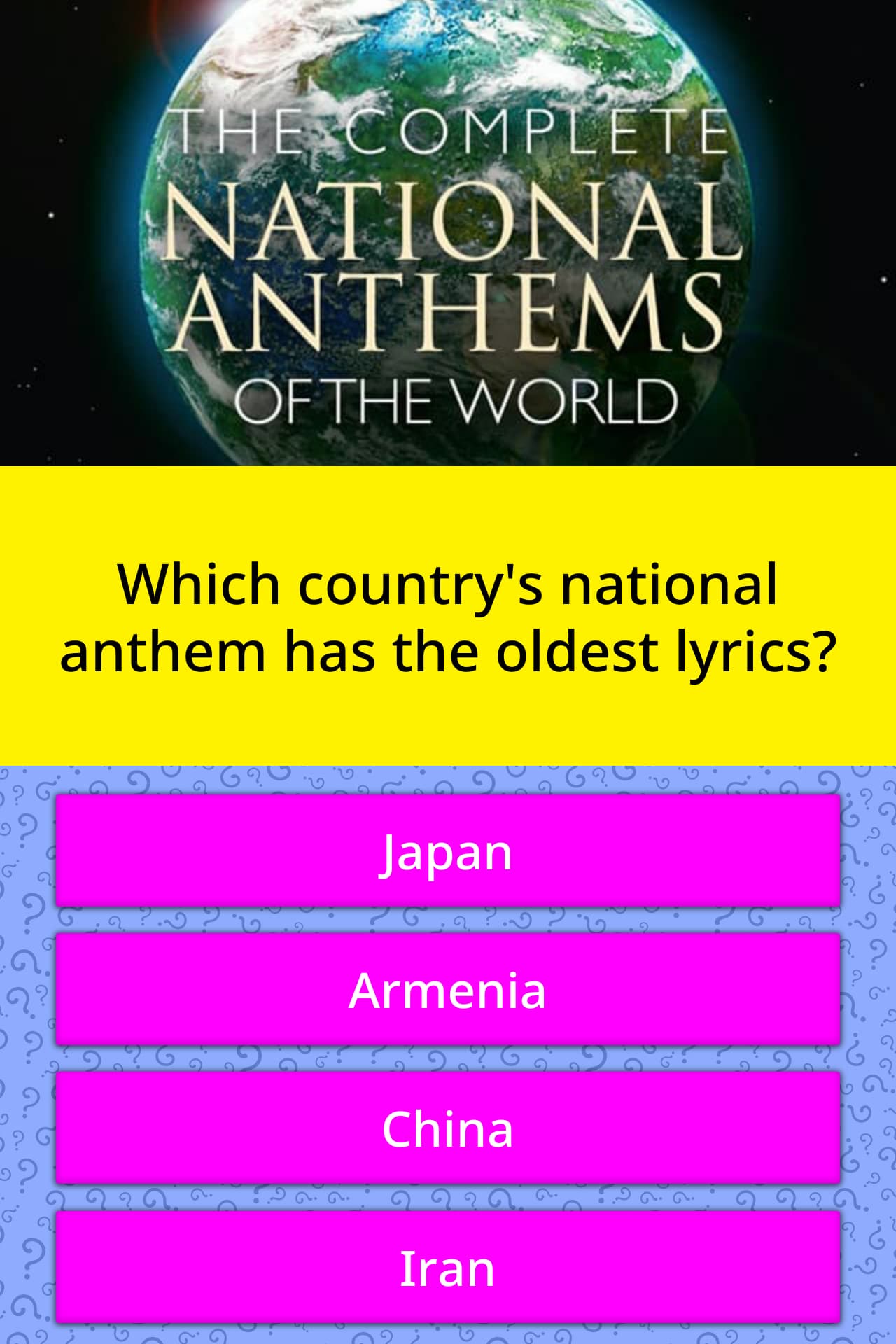 which-country-s-national-anthem-has-trivia-questions-quizzclub