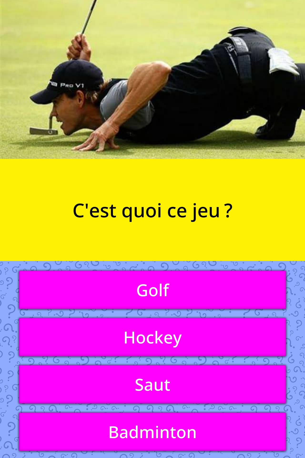  C est  quoi  ce jeu R ponses au questionnaire QuizzClub