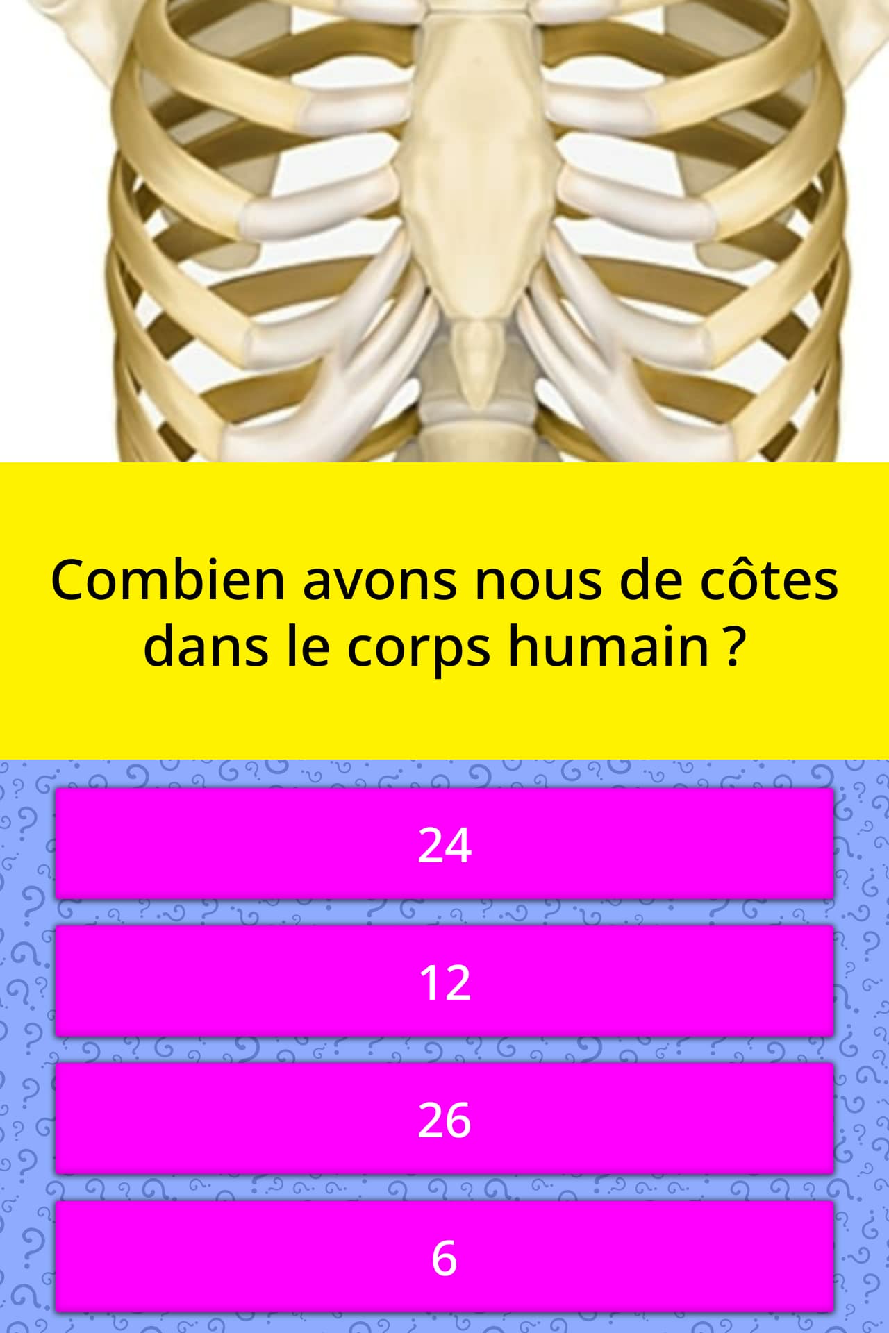 Combien Avons Nous De Cotes Dans Le Questions Quizzclub