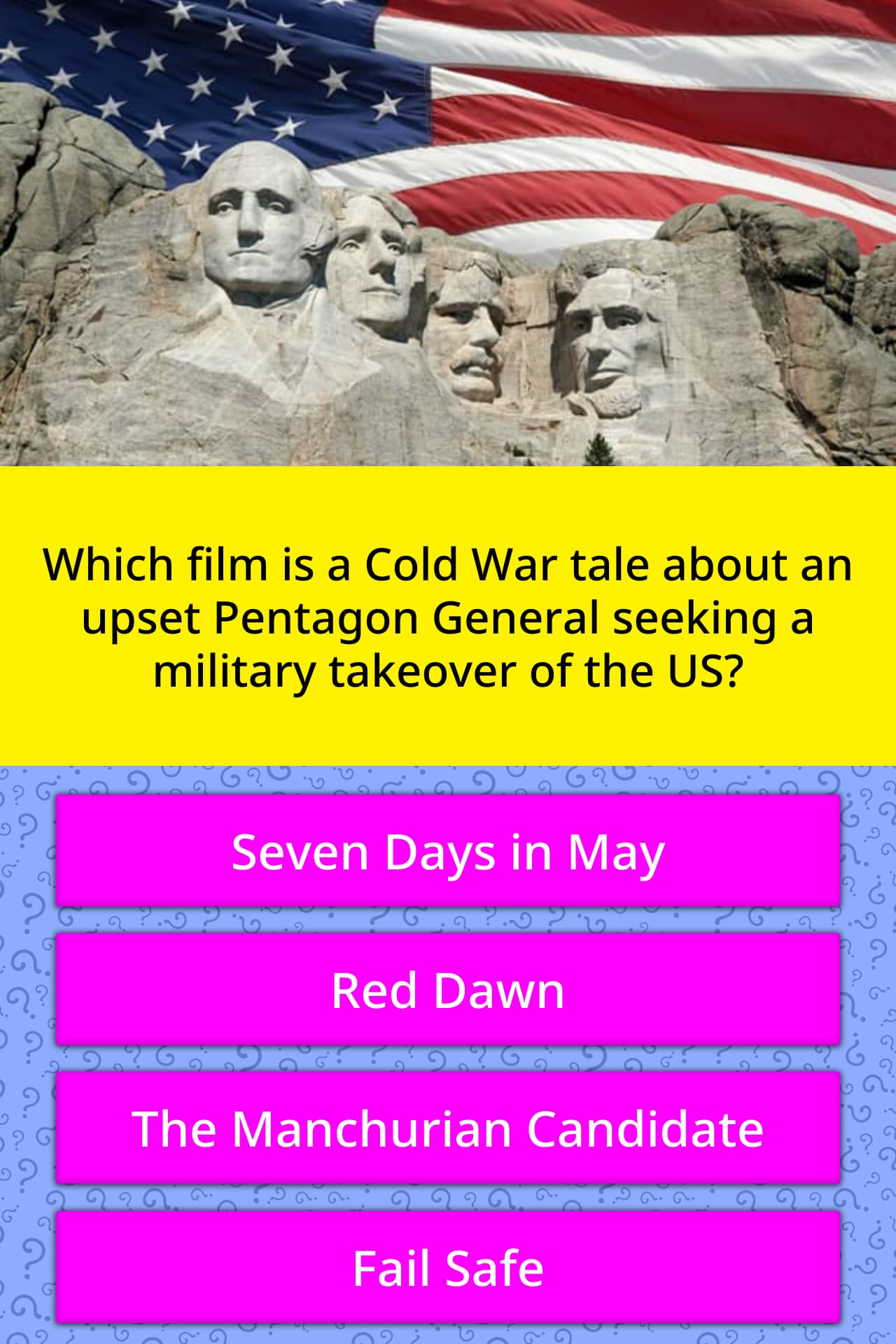 Which film is a Cold War tale about... | Trivia Questions ...