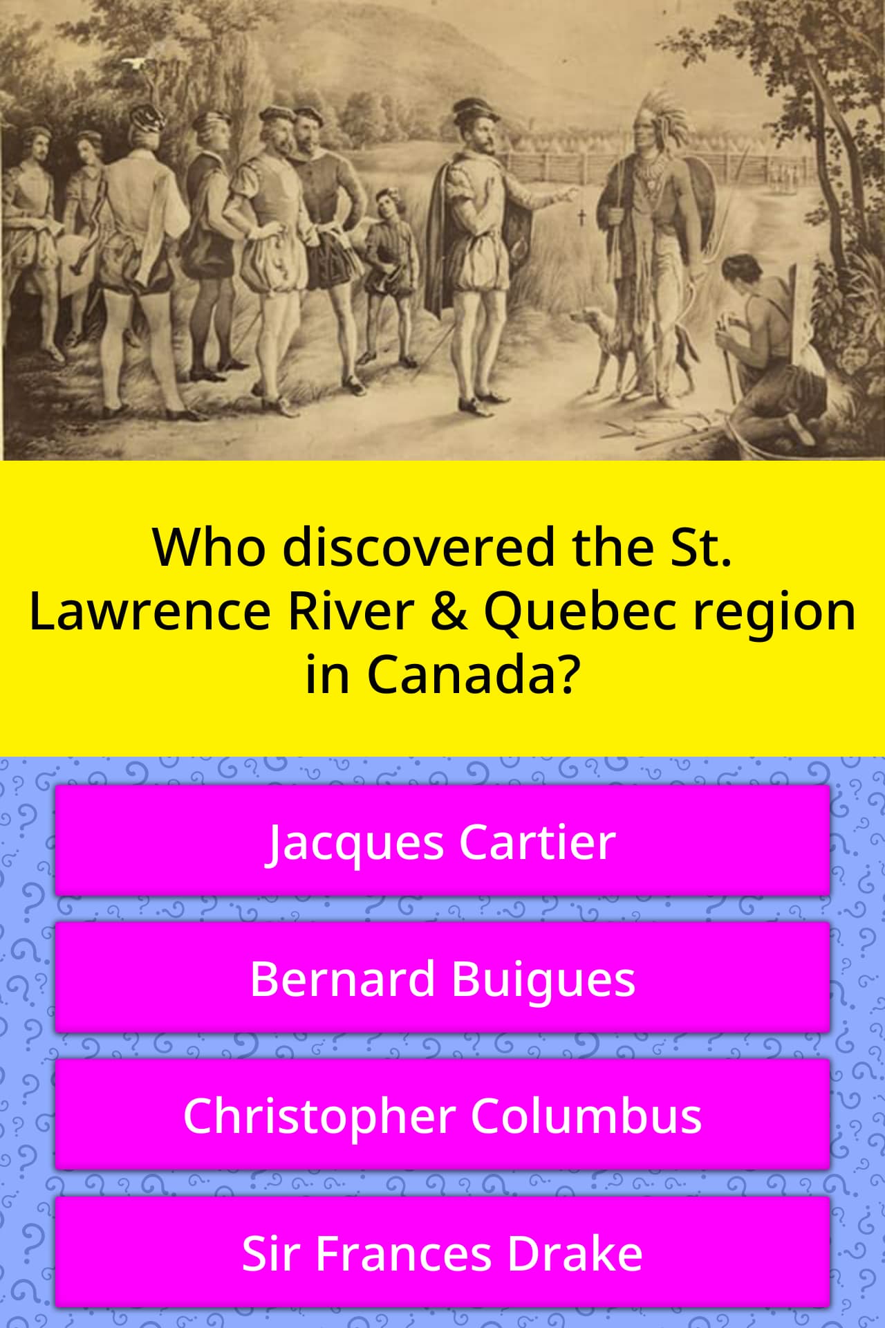 discovered st lawrence river
