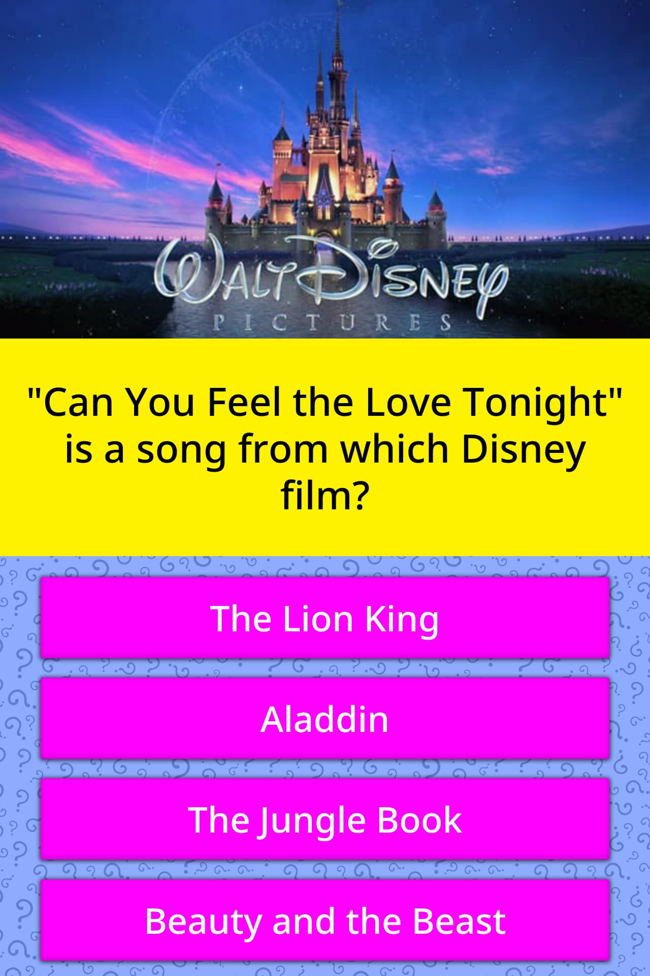 Can You Feel The Love Tonight Lyrics Disney Version