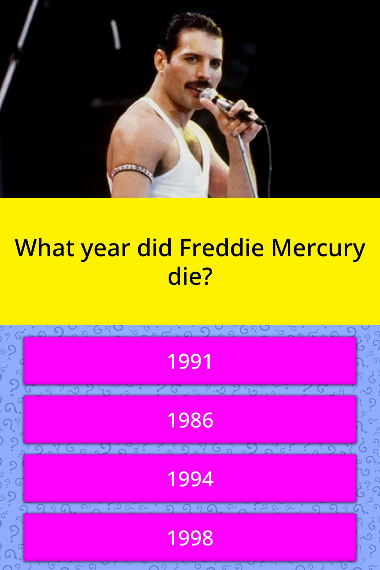 when did freddie mercury die