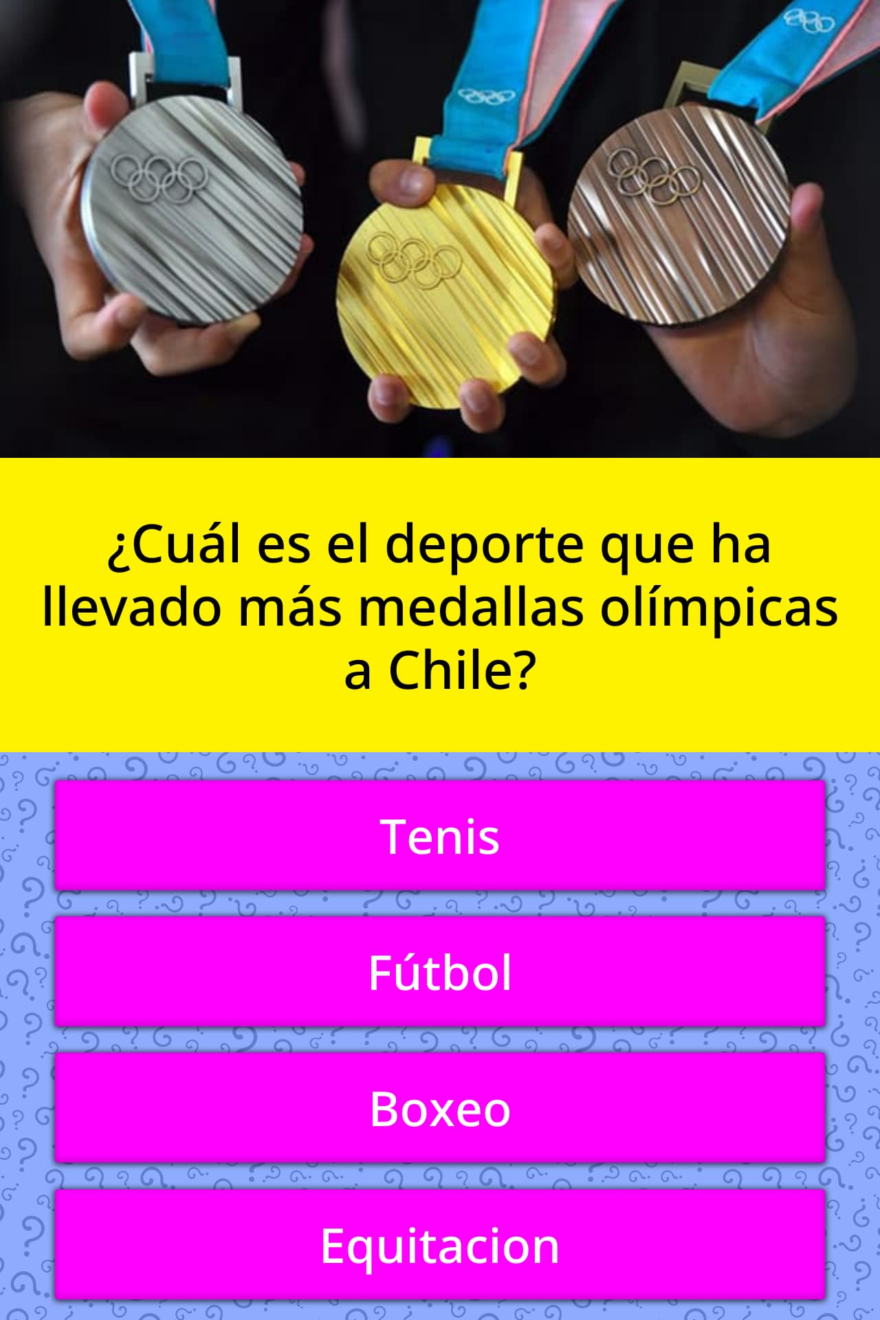 Cual Es El Deporte Que Ha Llevado La Respuesta De Trivia