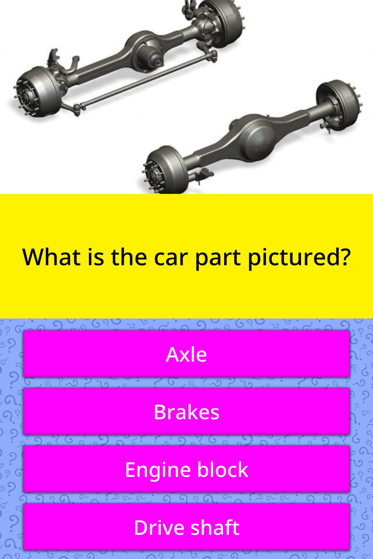 What Is The Car Part Pictured Trivia Answers QuizzClub
