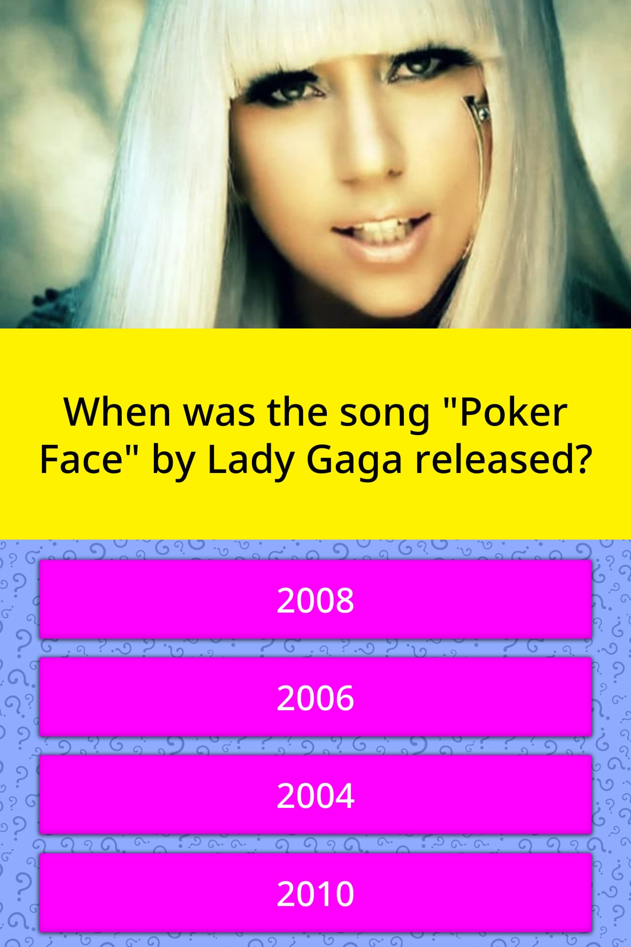 Do i have a poker face quiz sheet