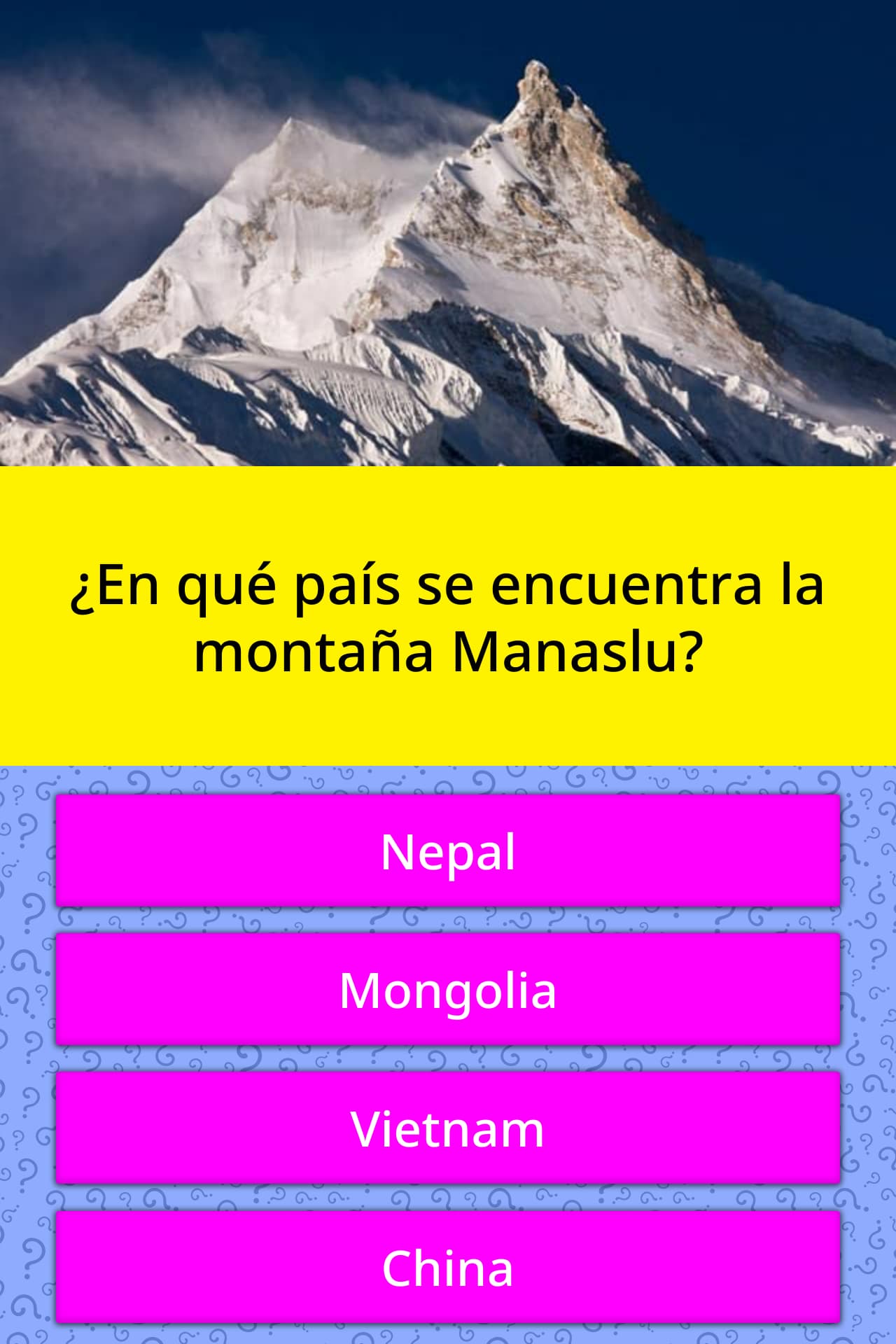 ¿En qué país se encuentra la montaña... Las Preguntas Trivia ¿En qué país se encuentra la montaña... Las Preguntas Trivia