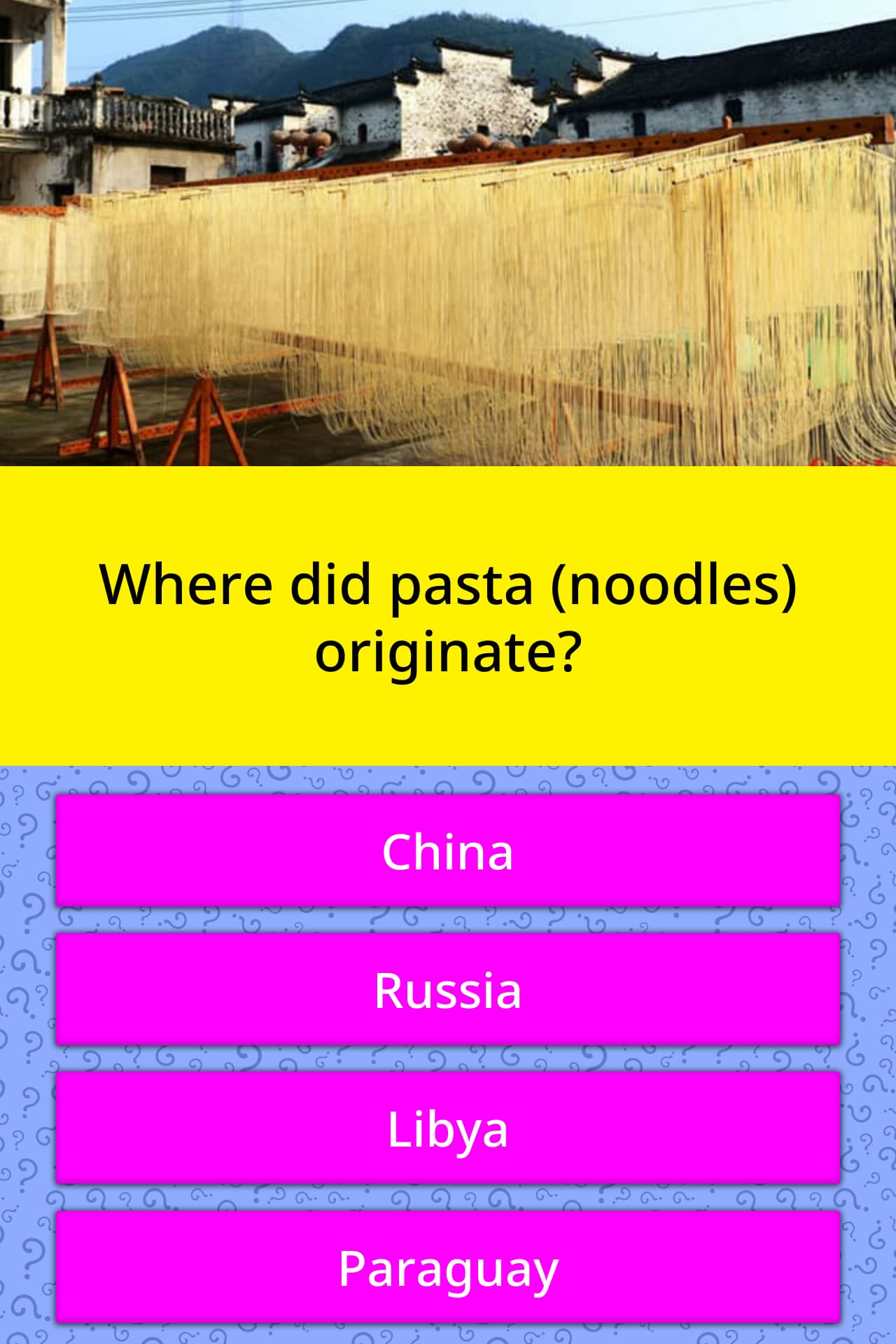 where did pasta originate