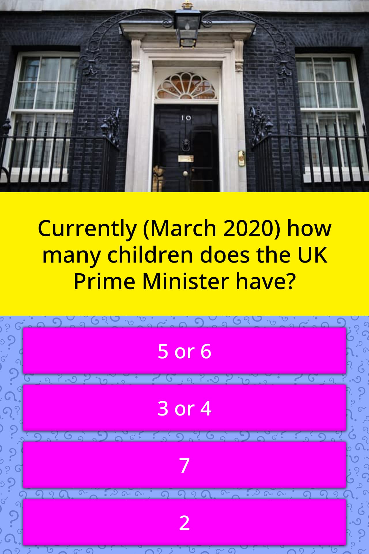 Currently (March 2020) how many... | Trivia Questions ...