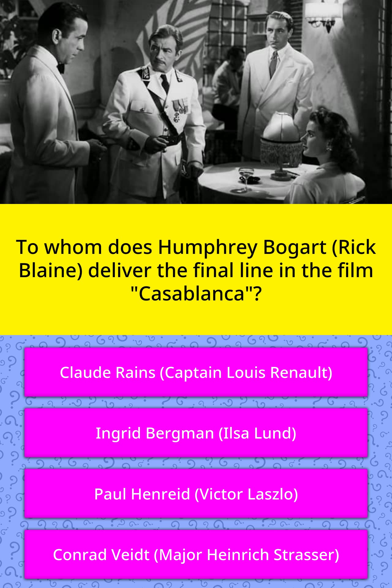 Get Humphrey bogart rick blaine For Free