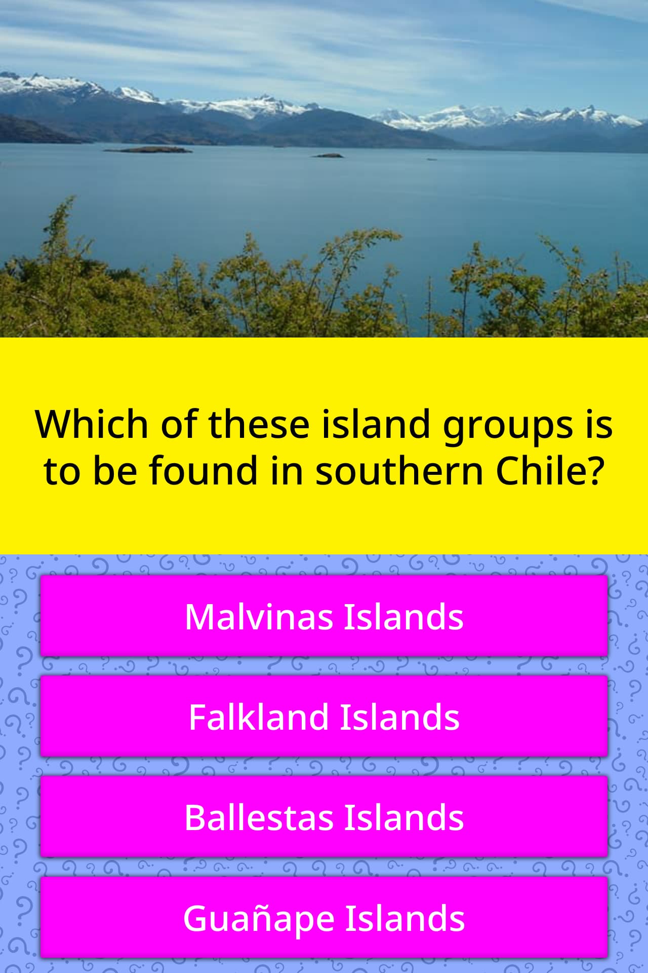 Which Of These Island Groups Is To Trivia Questions QuizzClub