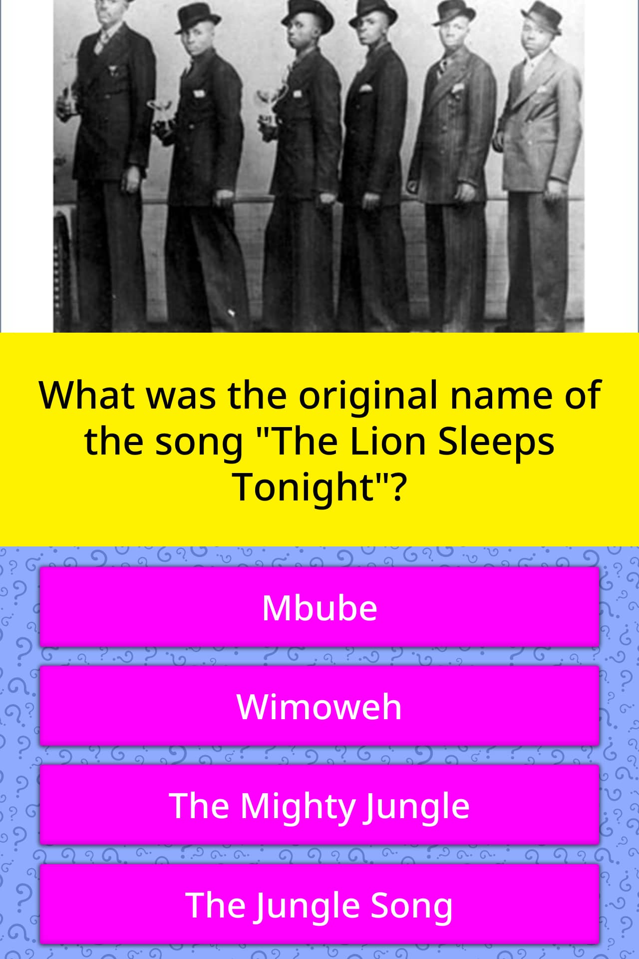 What Was The Original Name Of The Trivia Questions Quizzclub