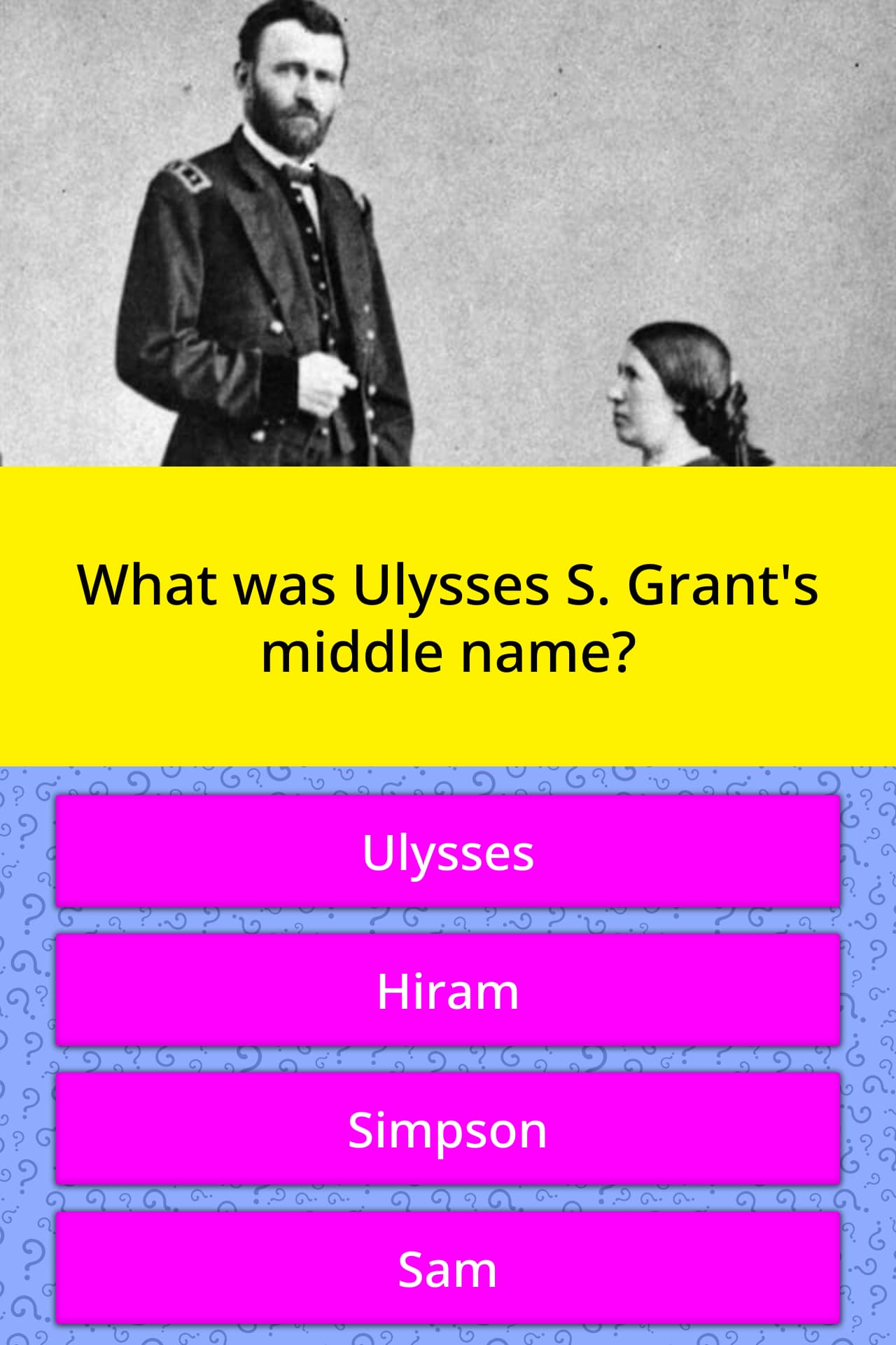 ulysses s.grant nickname