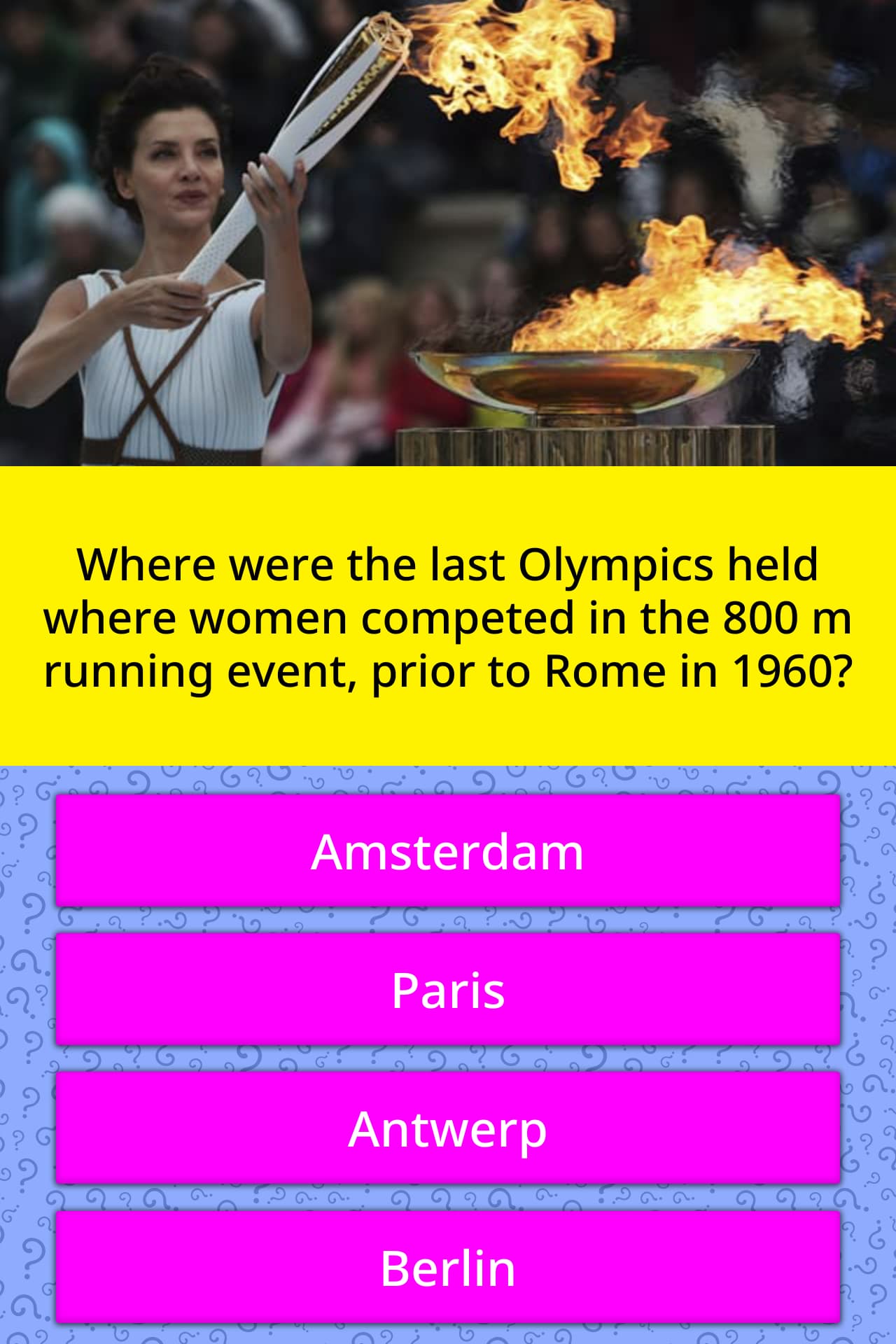 Where were the last Olympics held... Trivia Questions