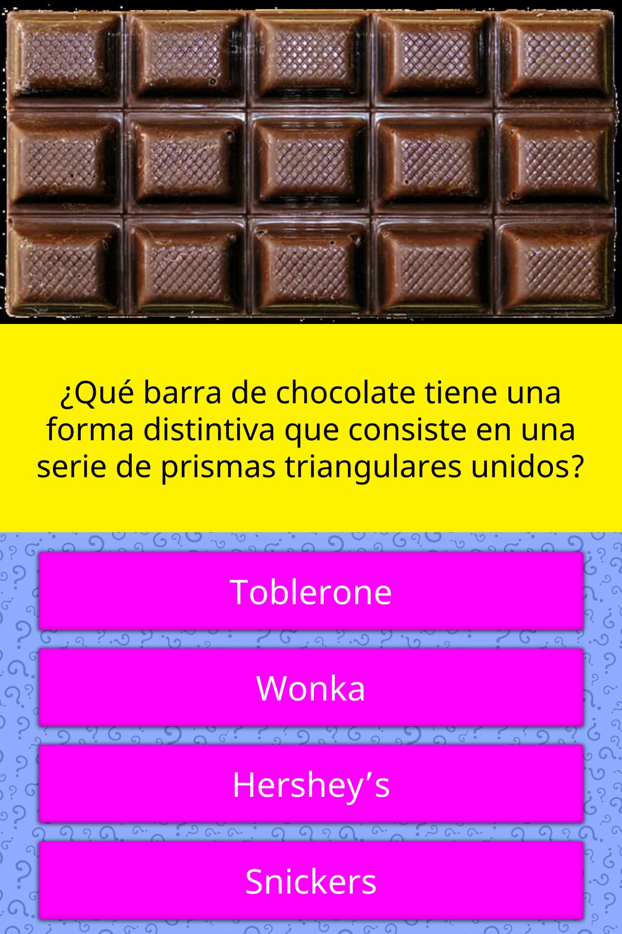 Uma Barra De Chocolate Tem A Forma De Um Prisma - EDUCA