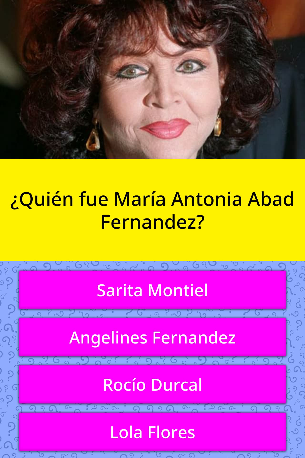 ¿Quién fue María Antonia Abad Fernandez? Las Preguntas
